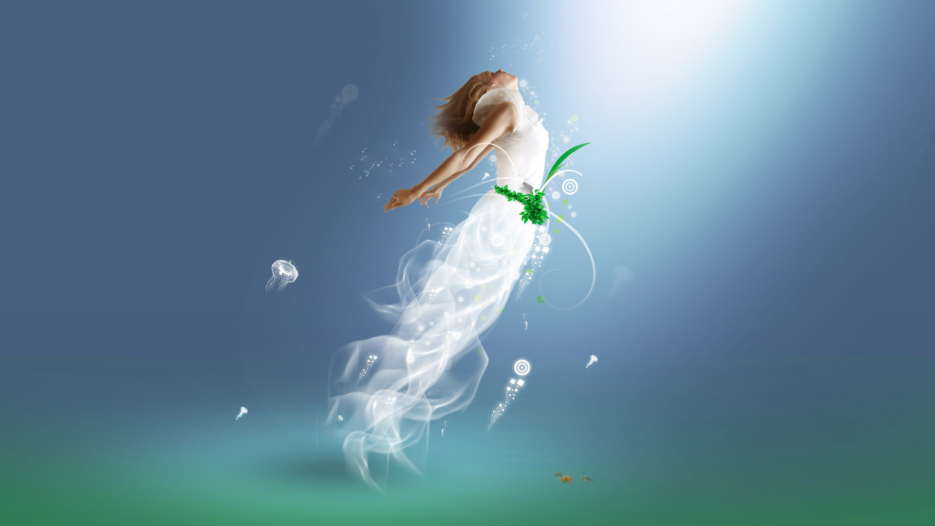 创新美女桌面背景