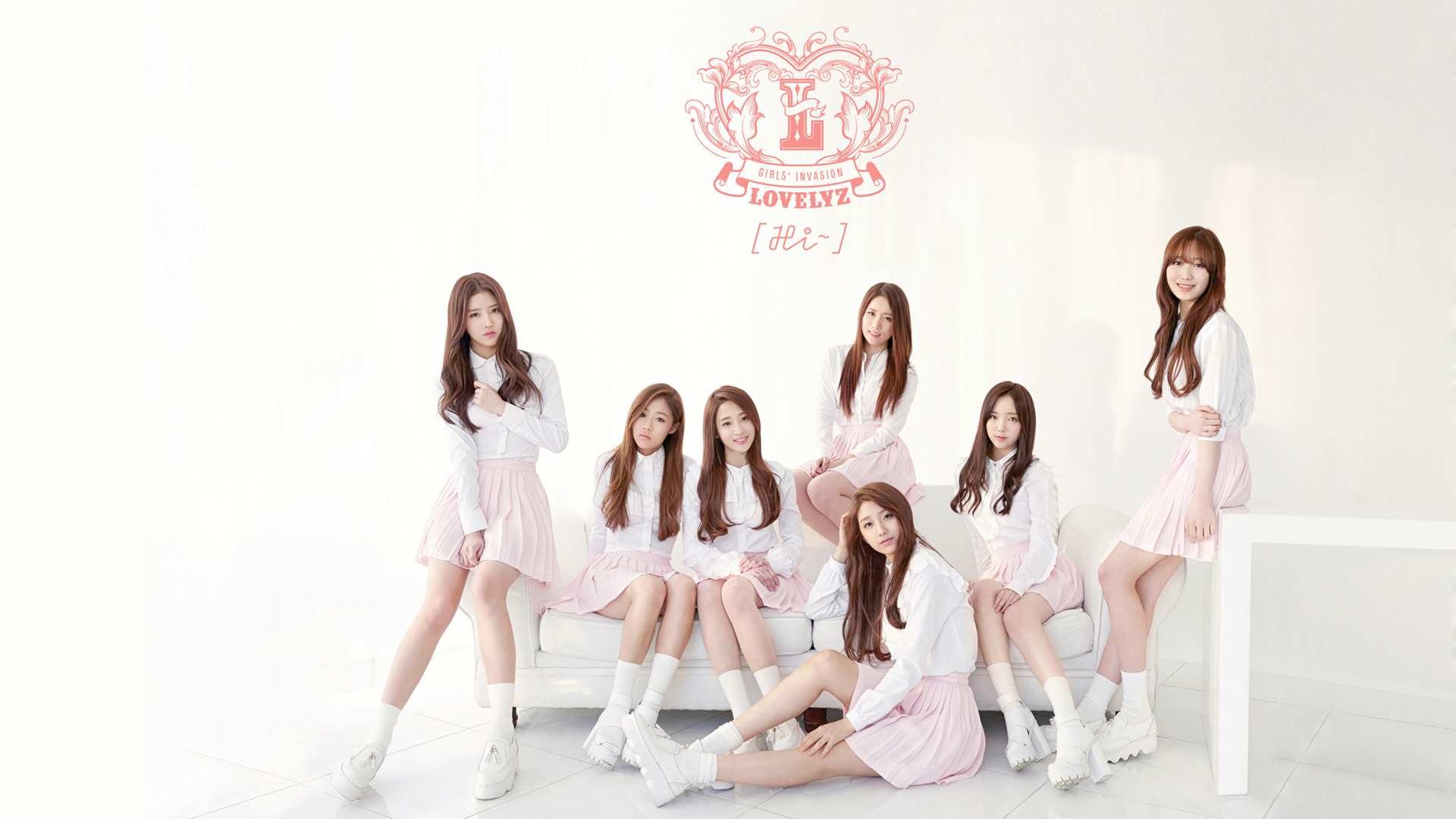 韩国美女组合Lovelyz，刘智嫒、徐智秀等成员精选桌面壁纸，免费下载！