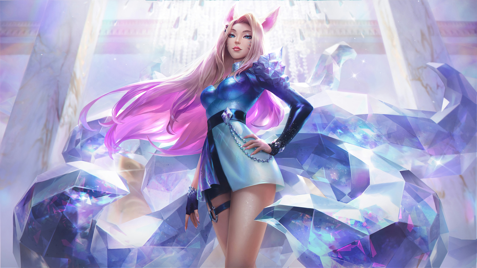英雄联盟lol九尾妖狐 KDA ALL OUT 阿狸壁纸