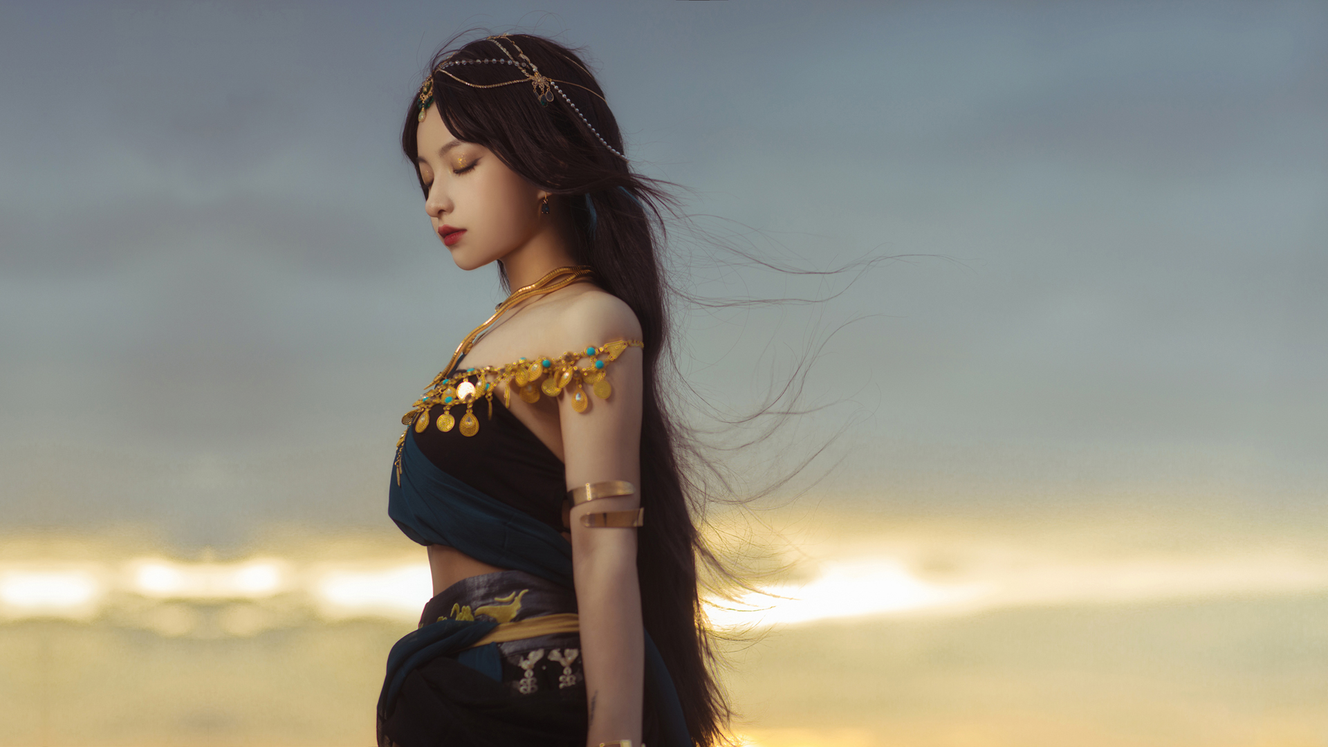 唯美西域美女壁纸，免费高清电脑壁纸下载