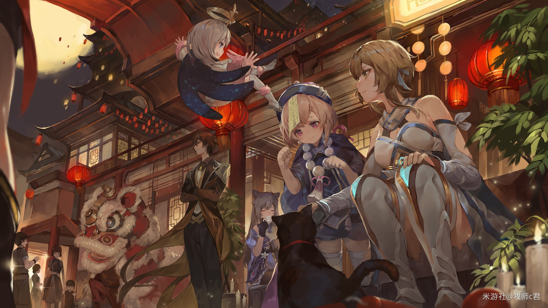 原神，精美游戏绘画壁纸，免费电脑壁纸下载专区