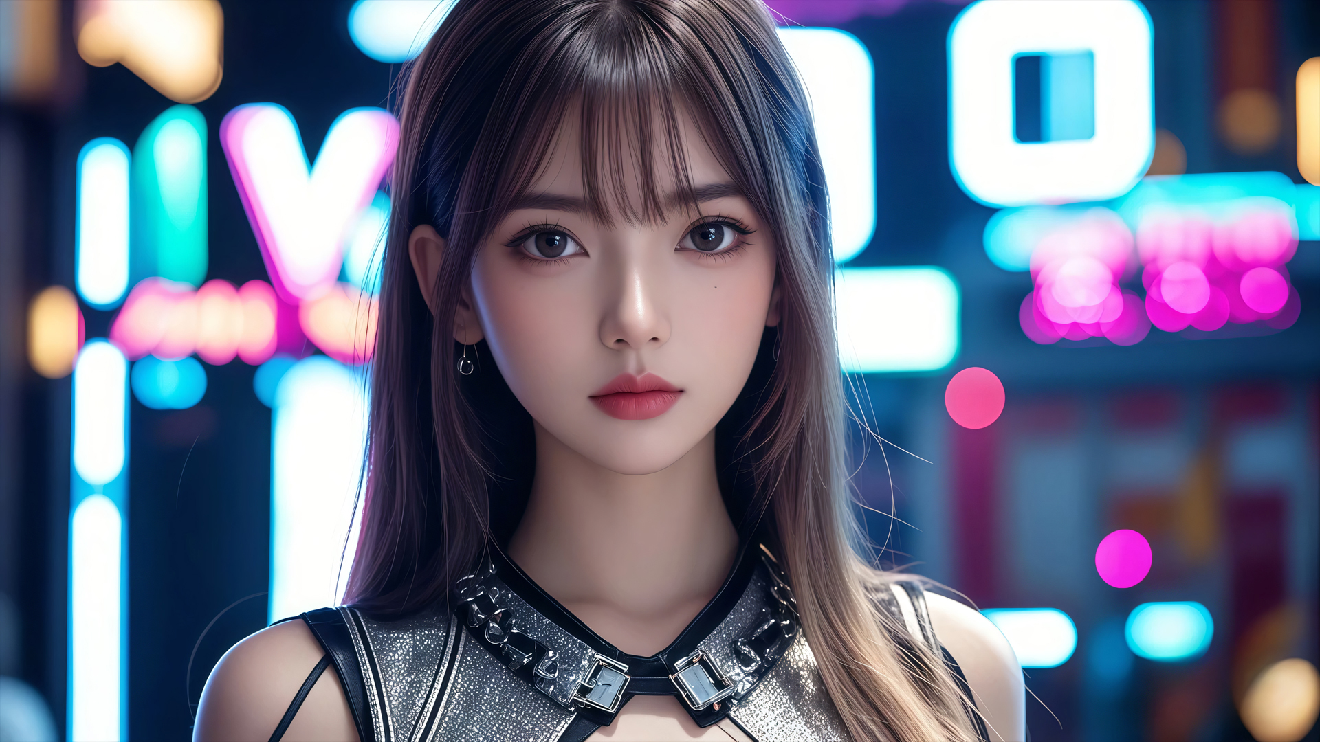 赛博少女皮蛋瘦肉邹，高清动漫壁纸免费下载