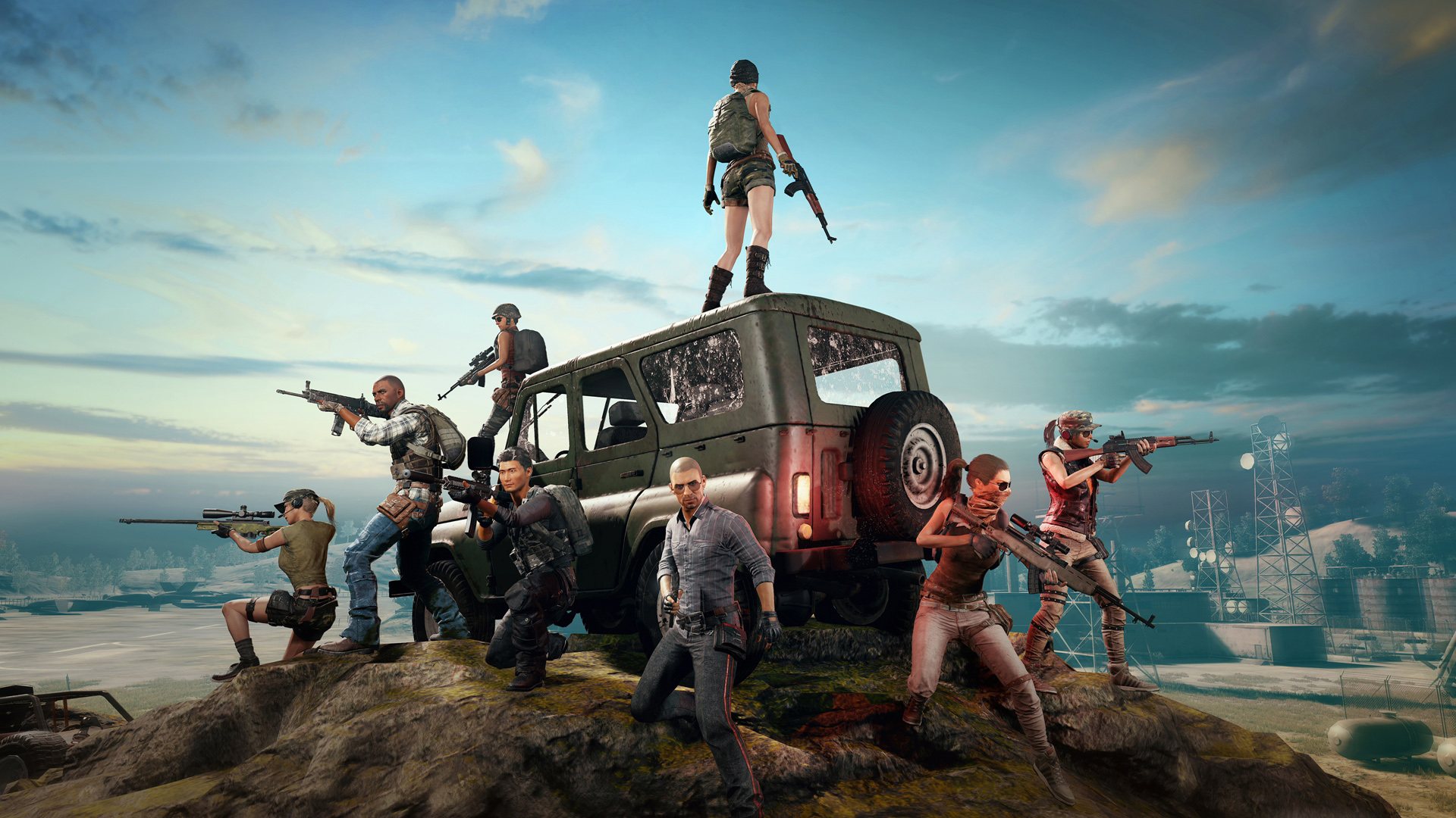 绝地求生PUBG高清壁纸，免费下载炫酷游戏桌面背景！