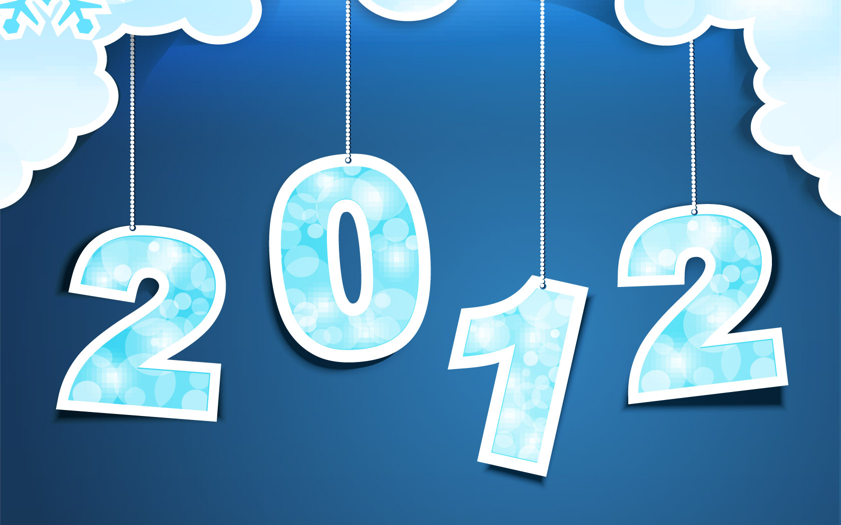 2012新年艺术字桌面背景，免费精美壁纸下载
