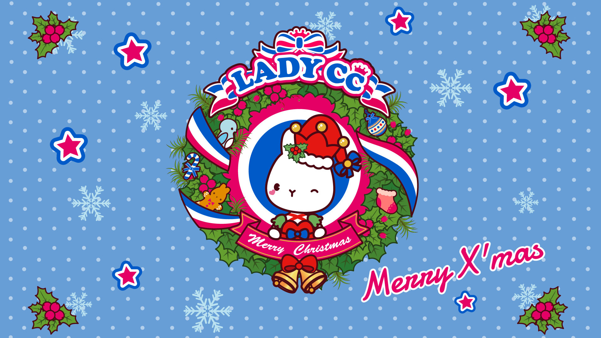 LADYCC，精选花环挂饰，圣诞节壁纸免费下载，装点节日氛围！