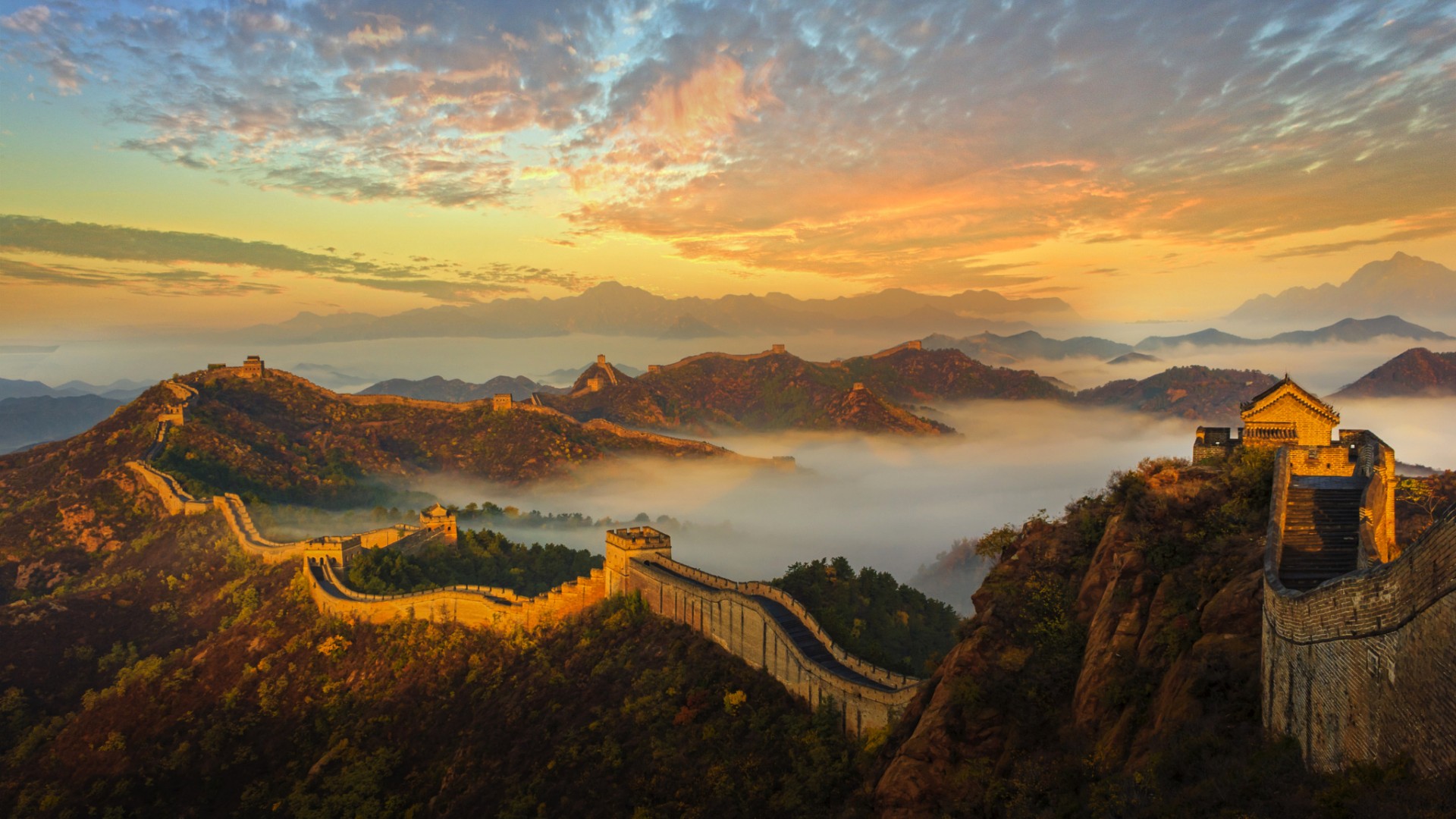 中国长城风景桌面壁纸