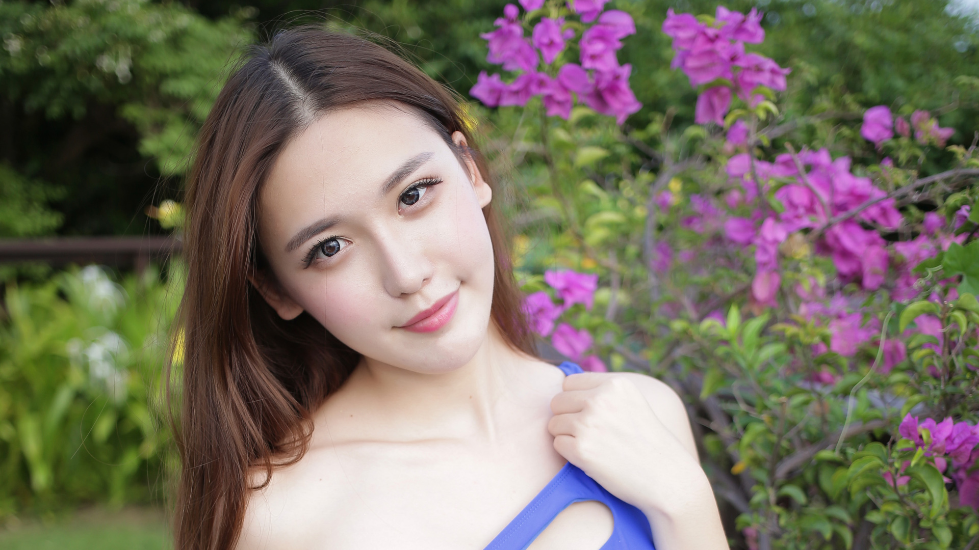 熊吖BOBO花卉旅拍，精选美女桌面壁纸，免费电脑壁纸下载