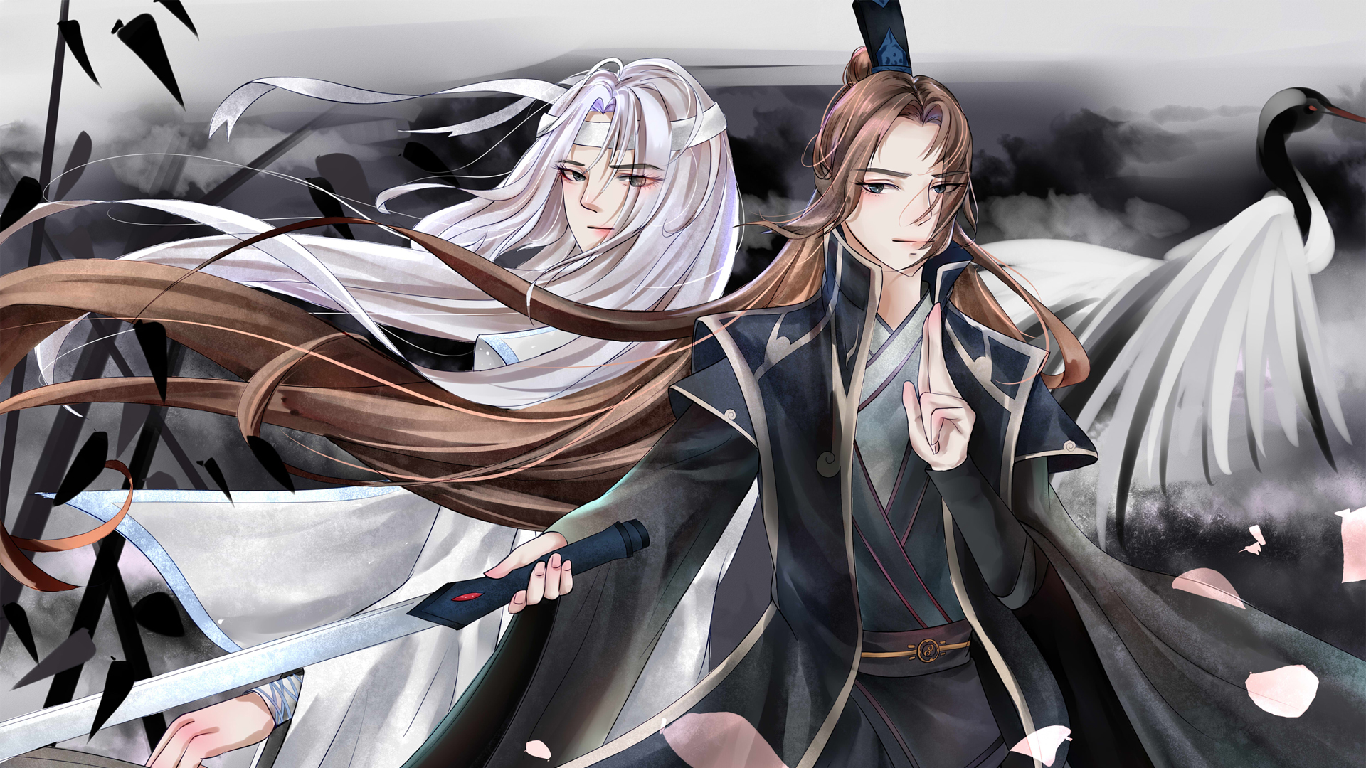 魔道祖师，高清动漫壁纸免费下载，适用于电脑桌面背景