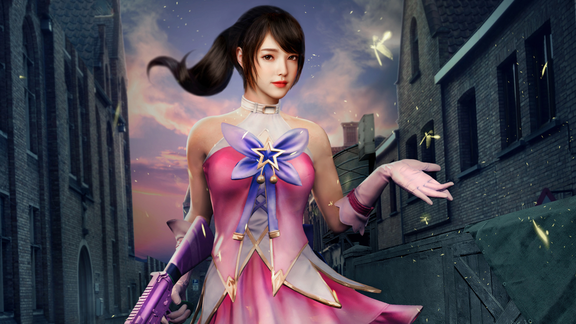 绝地求生美女壁纸，高清电脑版免费下载，精彩游戏瞬间一网打尽！