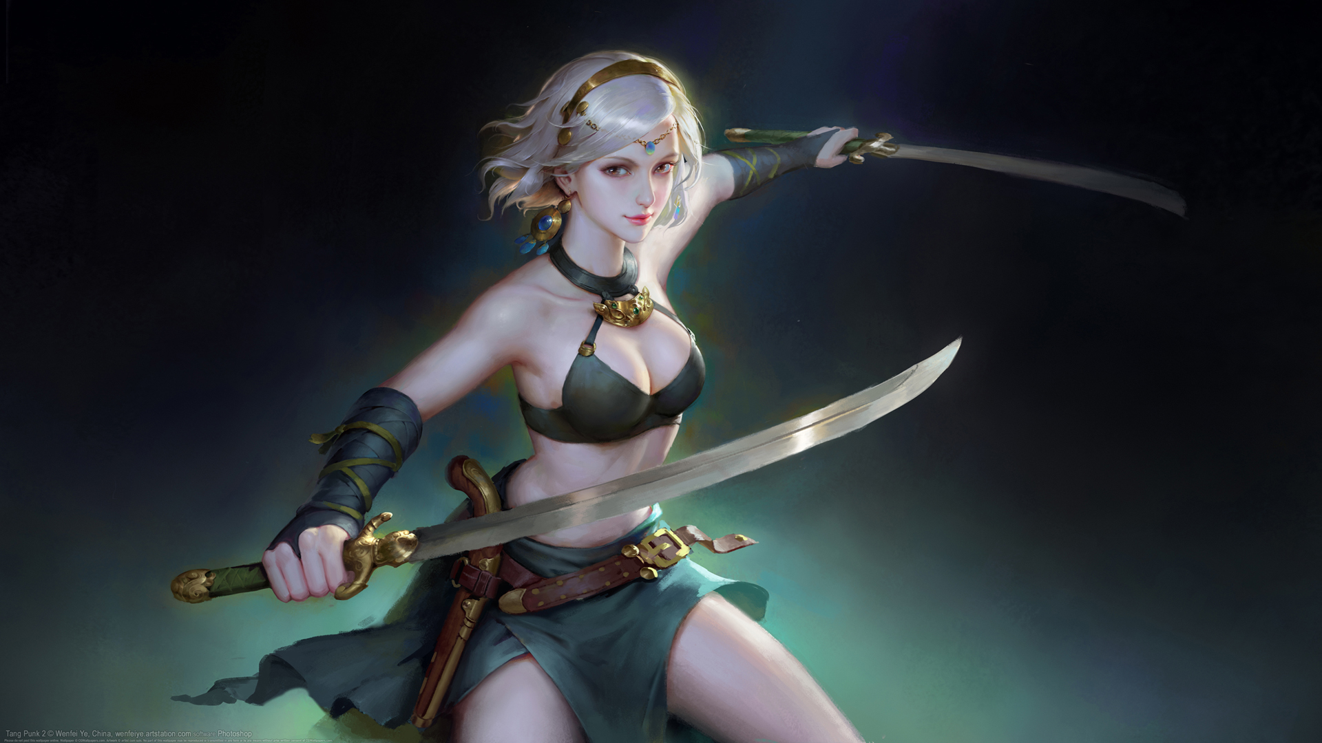 《Tang Punk 2》美女插画壁纸
