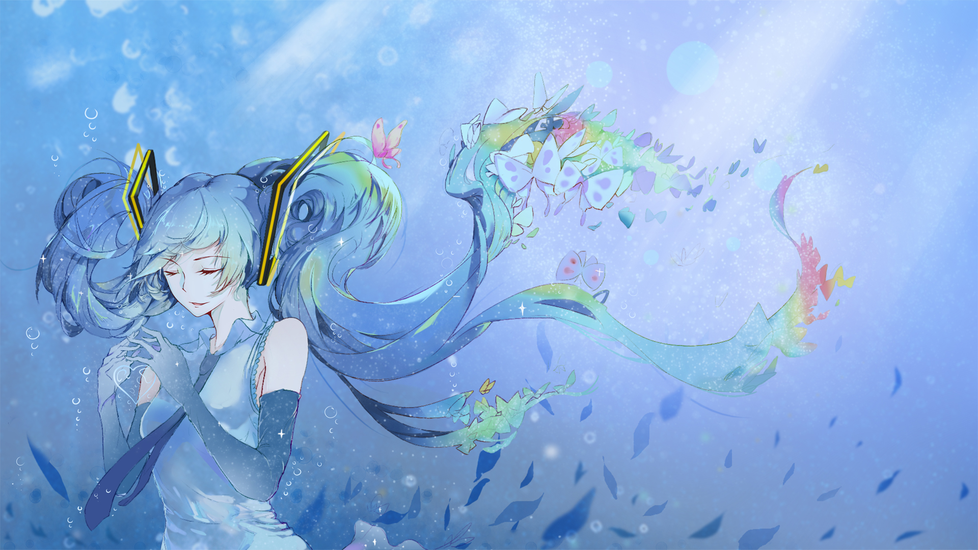 初音深海少女动漫壁纸，免费高清电脑壁纸下载，畅享视觉盛宴！
