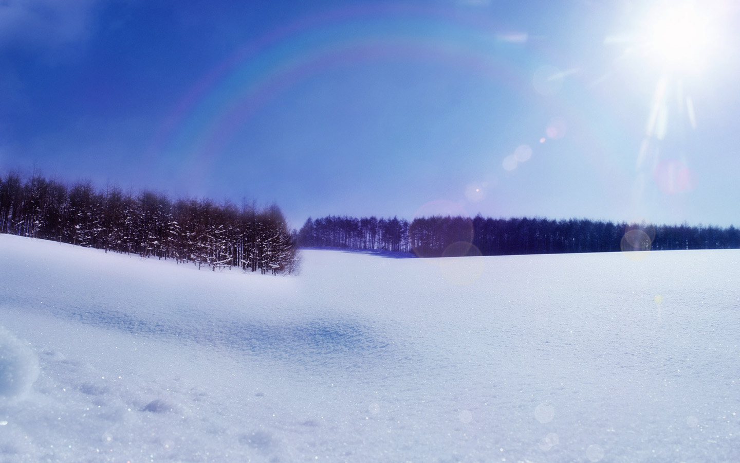 免费下载，绝美雪景电脑桌面壁纸，自然风景一览无余