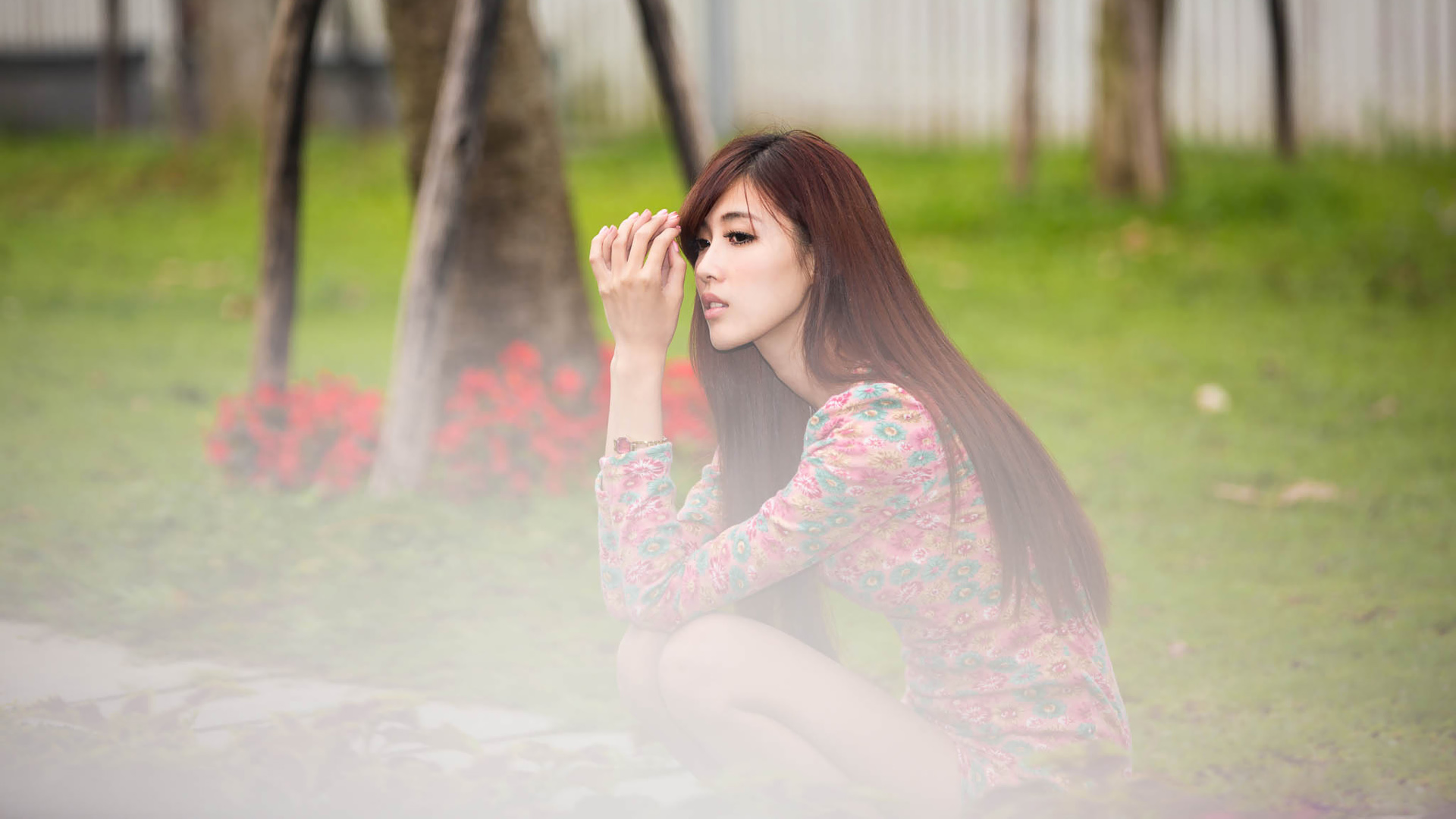 kila晶晶廖挺伶精选美女宽屏桌面壁纸，免费下载高清电脑背景