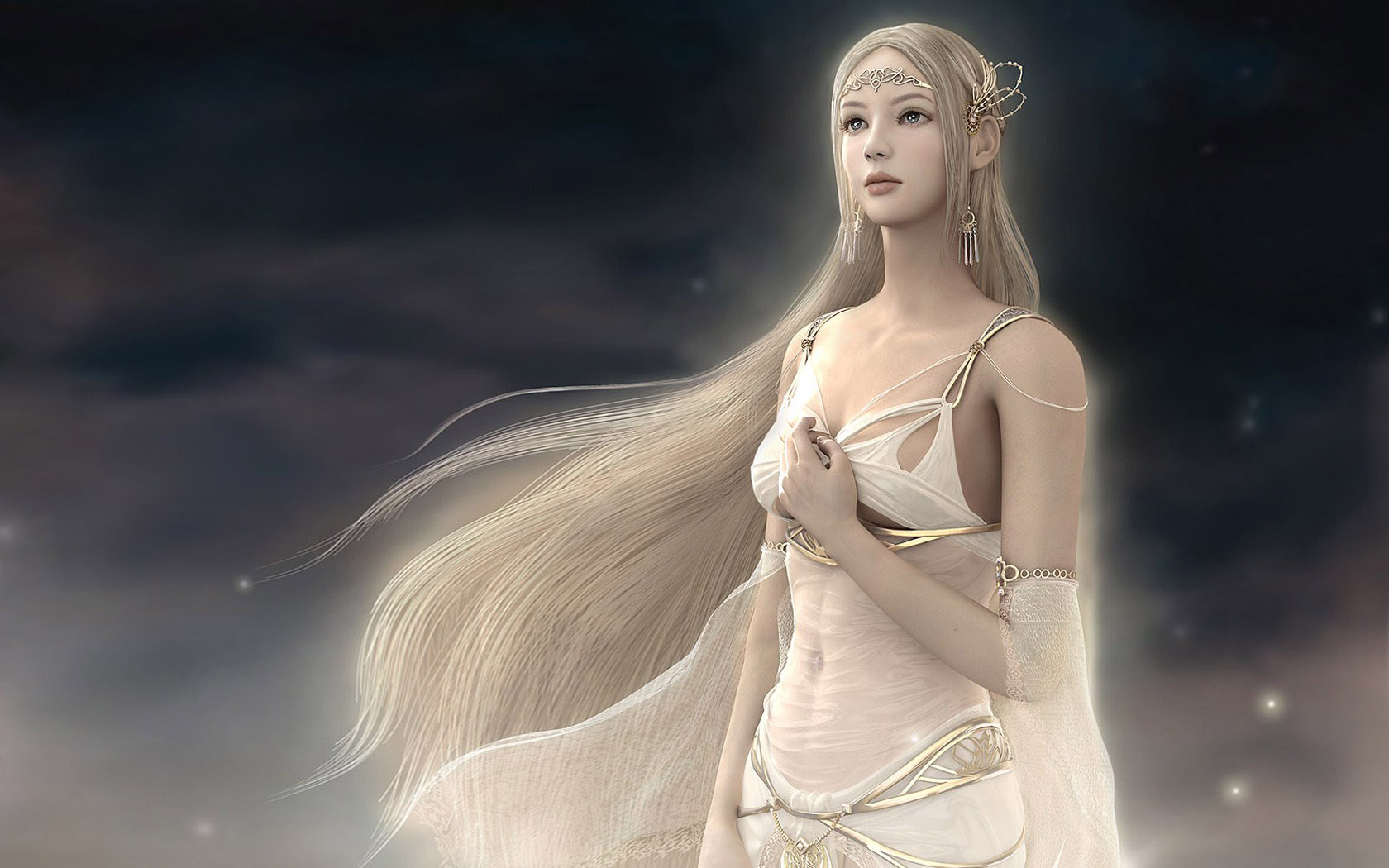 3d高清美女桌面壁纸