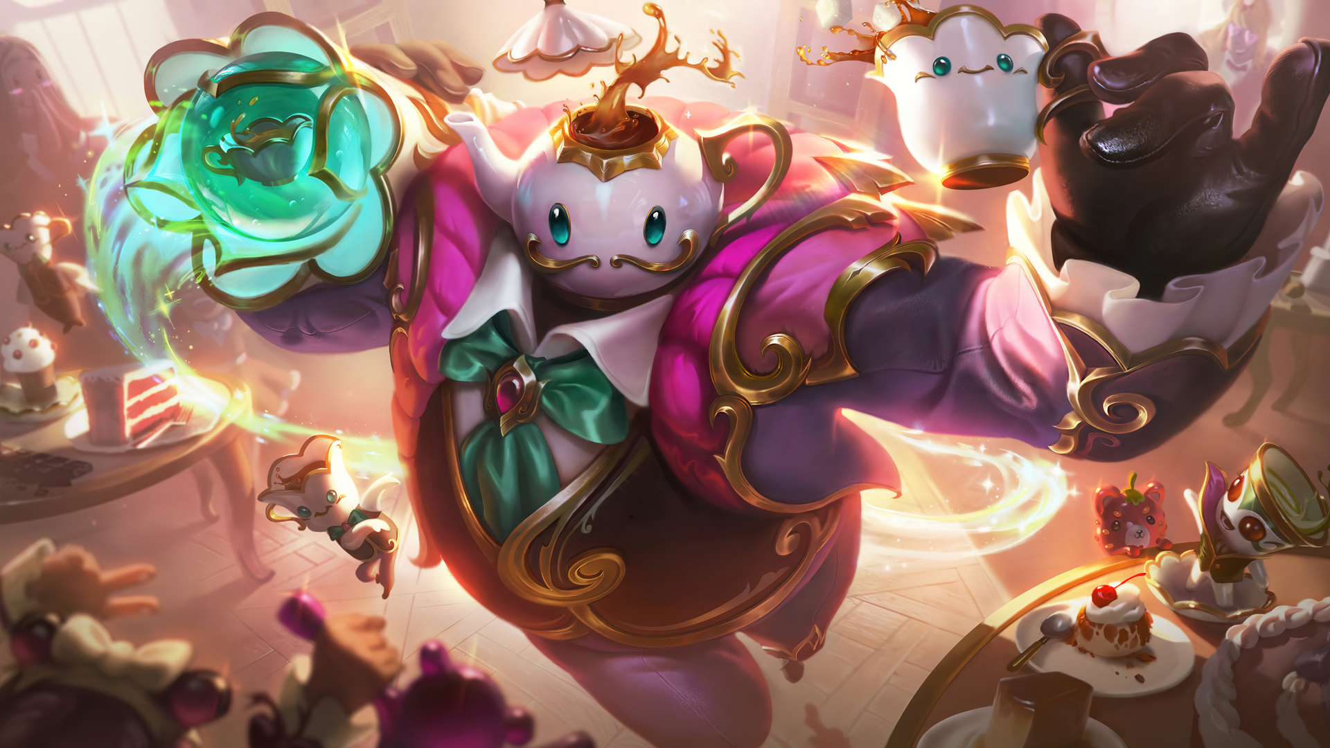 英雄联盟LOL星界游神 咖啡管家 巴德高清壁纸