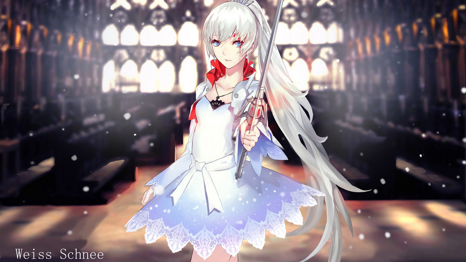 RWBY雪之女战士，血剑交锋，绝美动漫壁纸免费下载