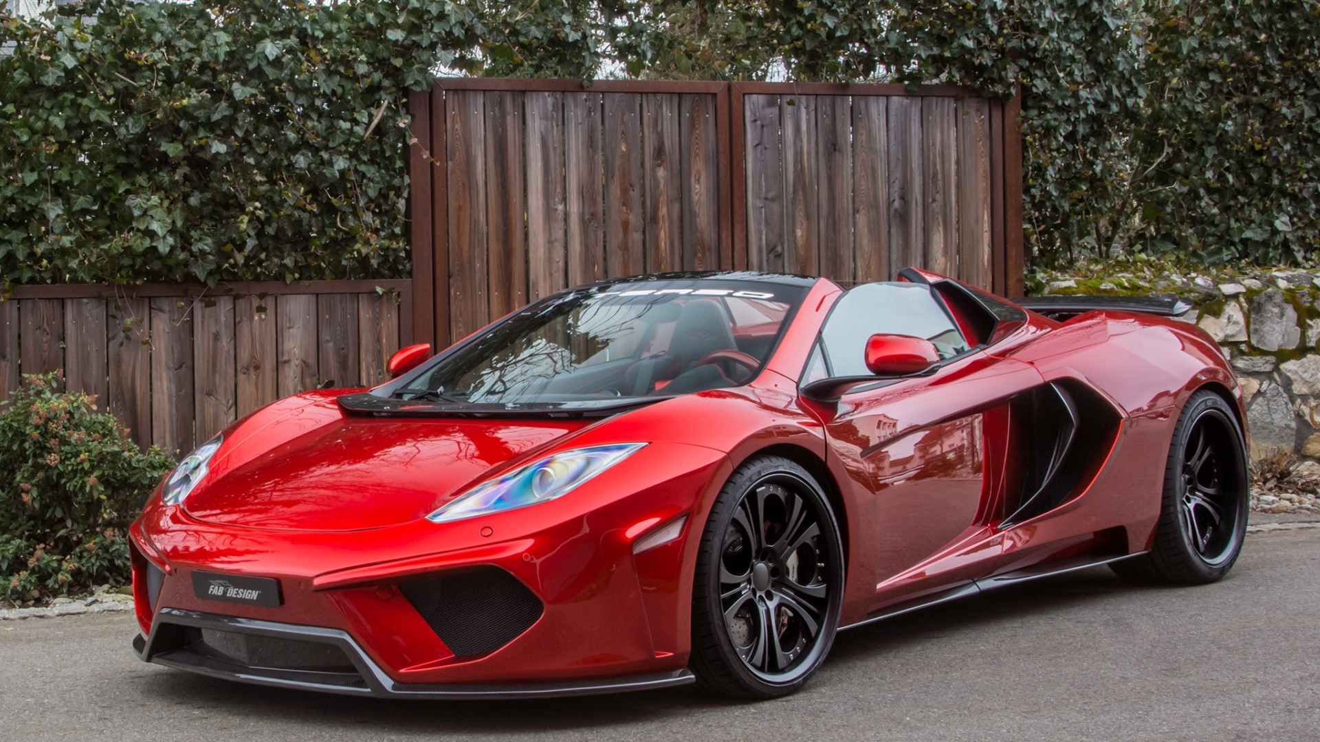 迈凯轮MP4-12C Spyder: 精选调优汽车图片, 炫酷红色超级跑车壁纸, 免费电脑壁纸下载