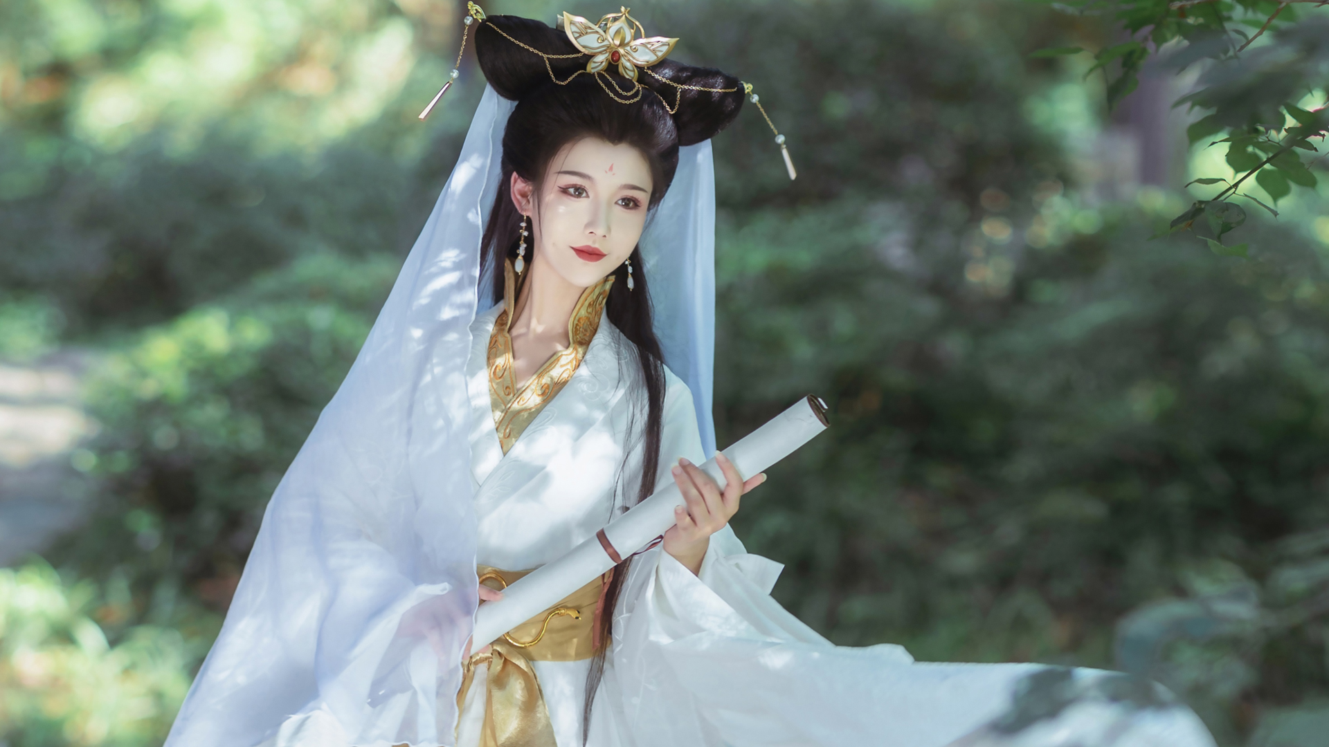 cosplay白娘子美女摄影壁纸