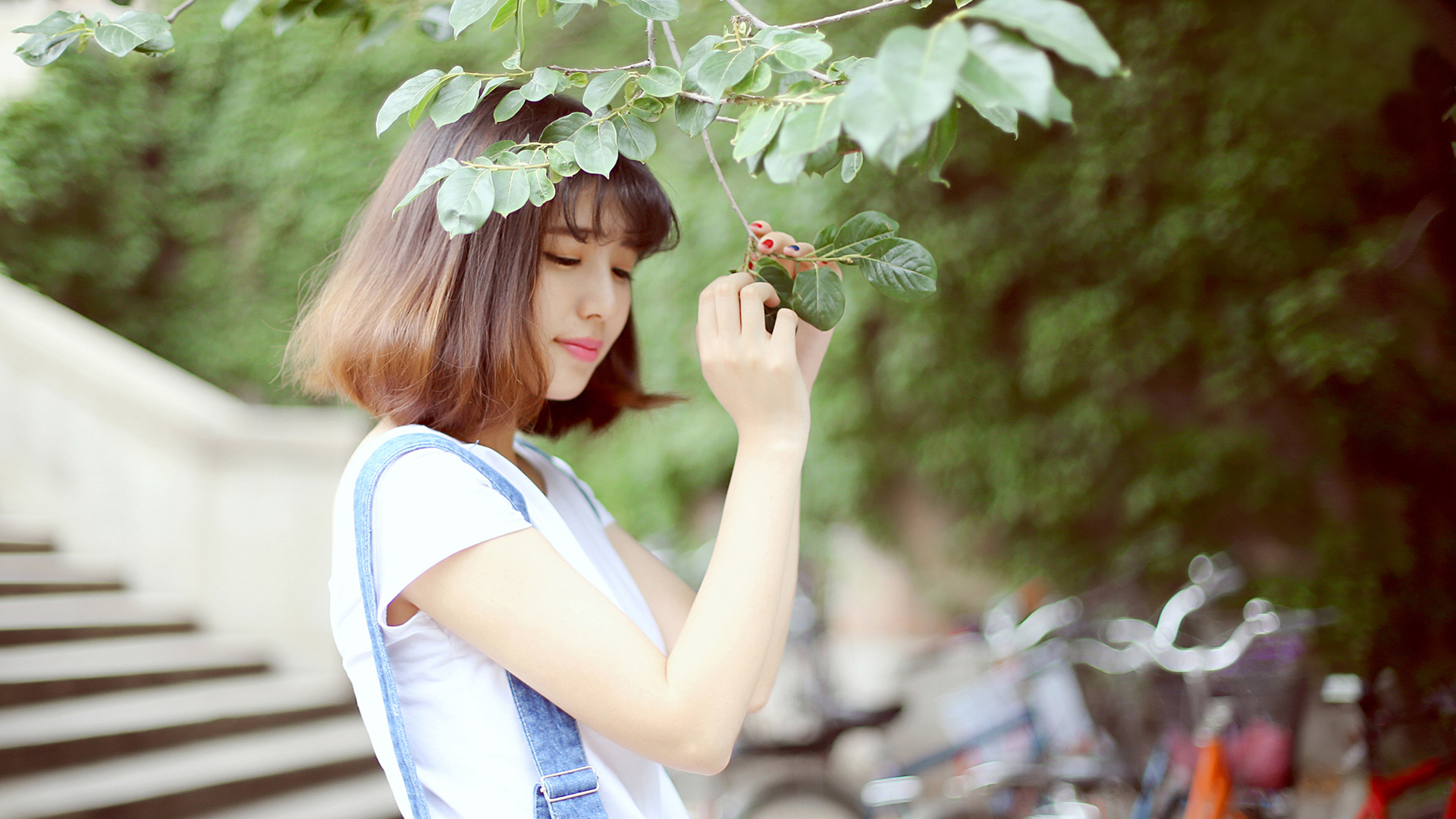 清华校花风采，定格清纯美好，摄影佳作欣赏，美女壁纸免费下载
