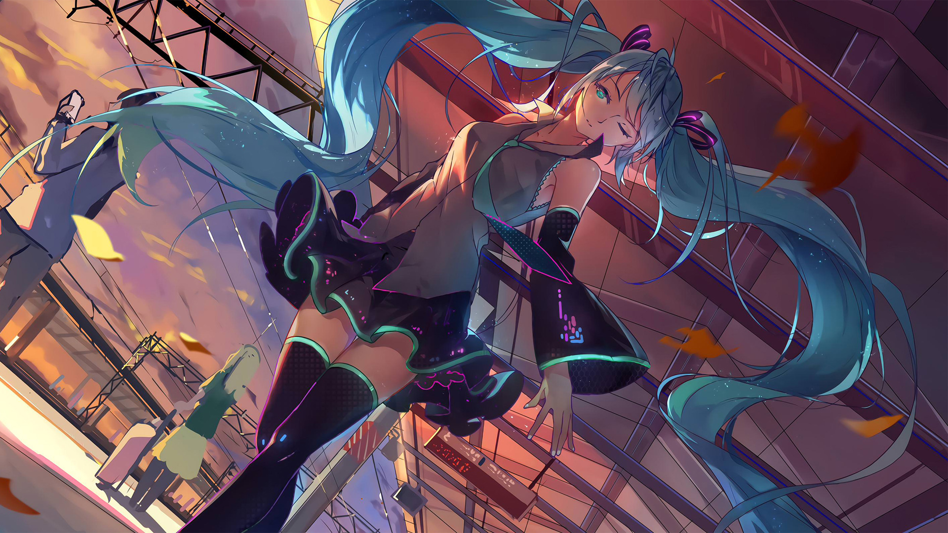 初音未来2K超高清动漫壁纸，免费下载，打造专属电脑桌面背景