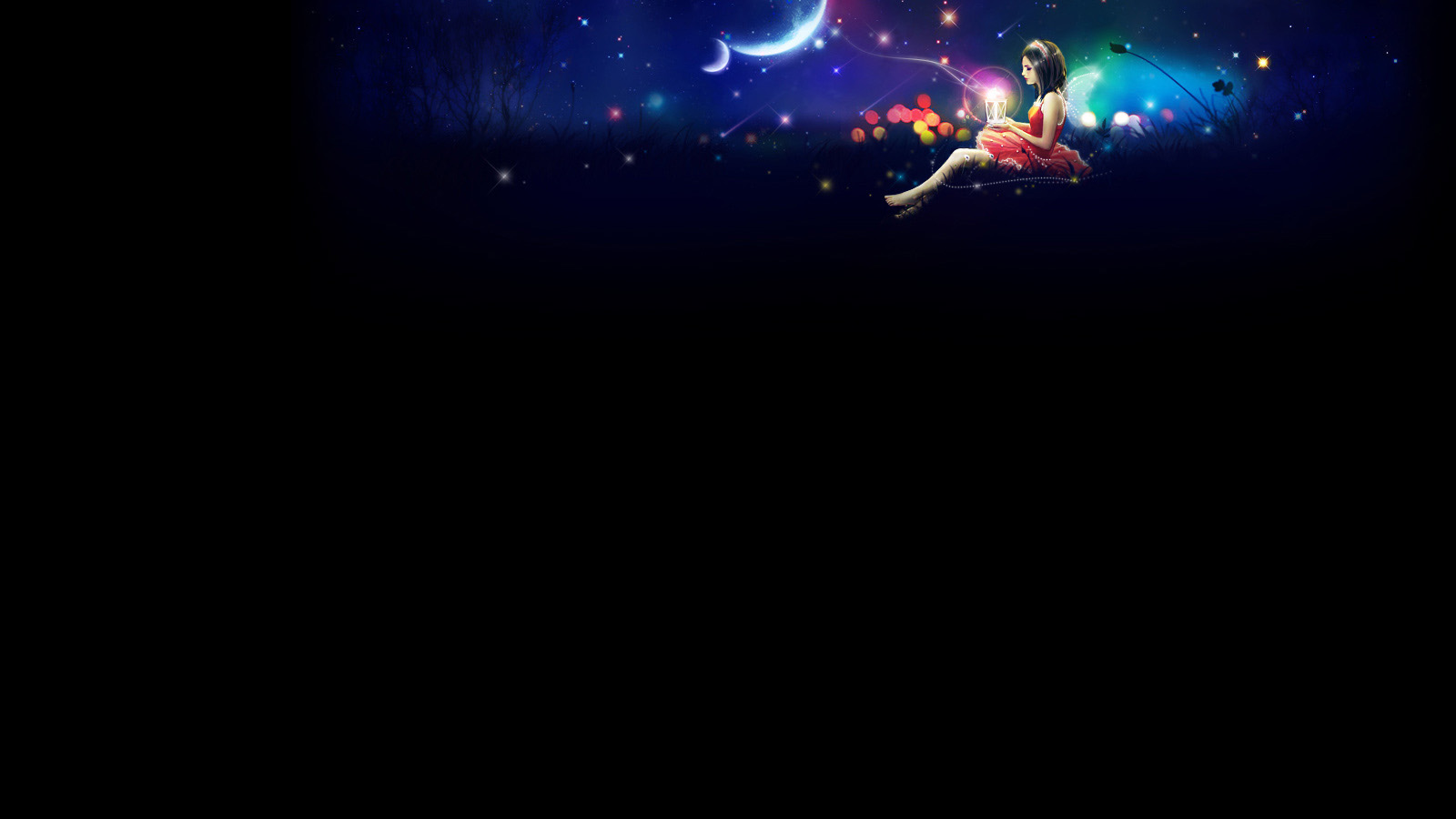 一个人的七夕夜晚高清壁纸