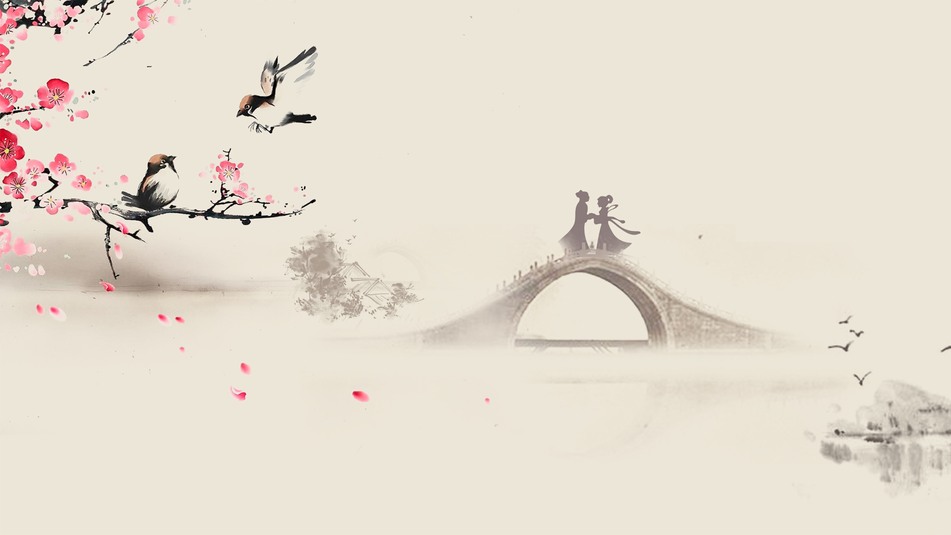 七夕情人节，牛郎织女浪漫壁纸，免费电脑壁纸下载