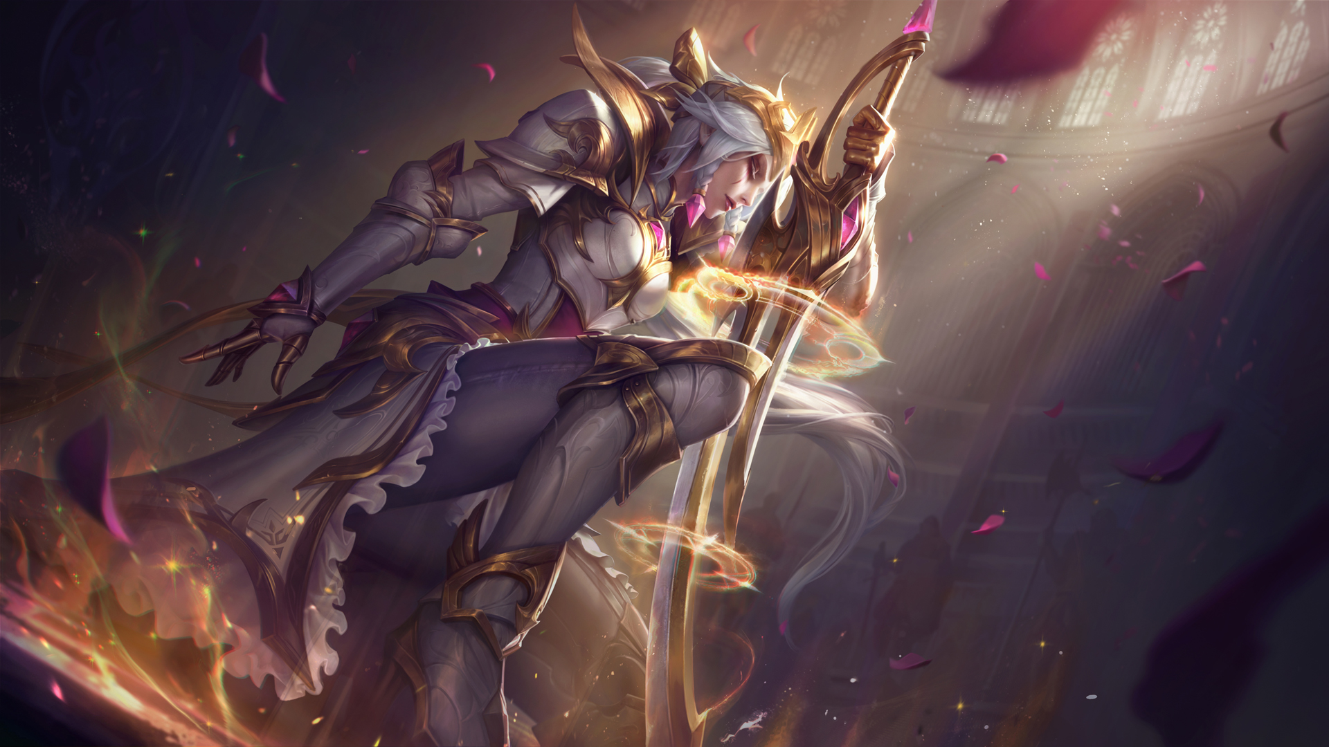 英雄联盟lol皎月女神 女帝 至臻 黛安娜2k高清壁纸