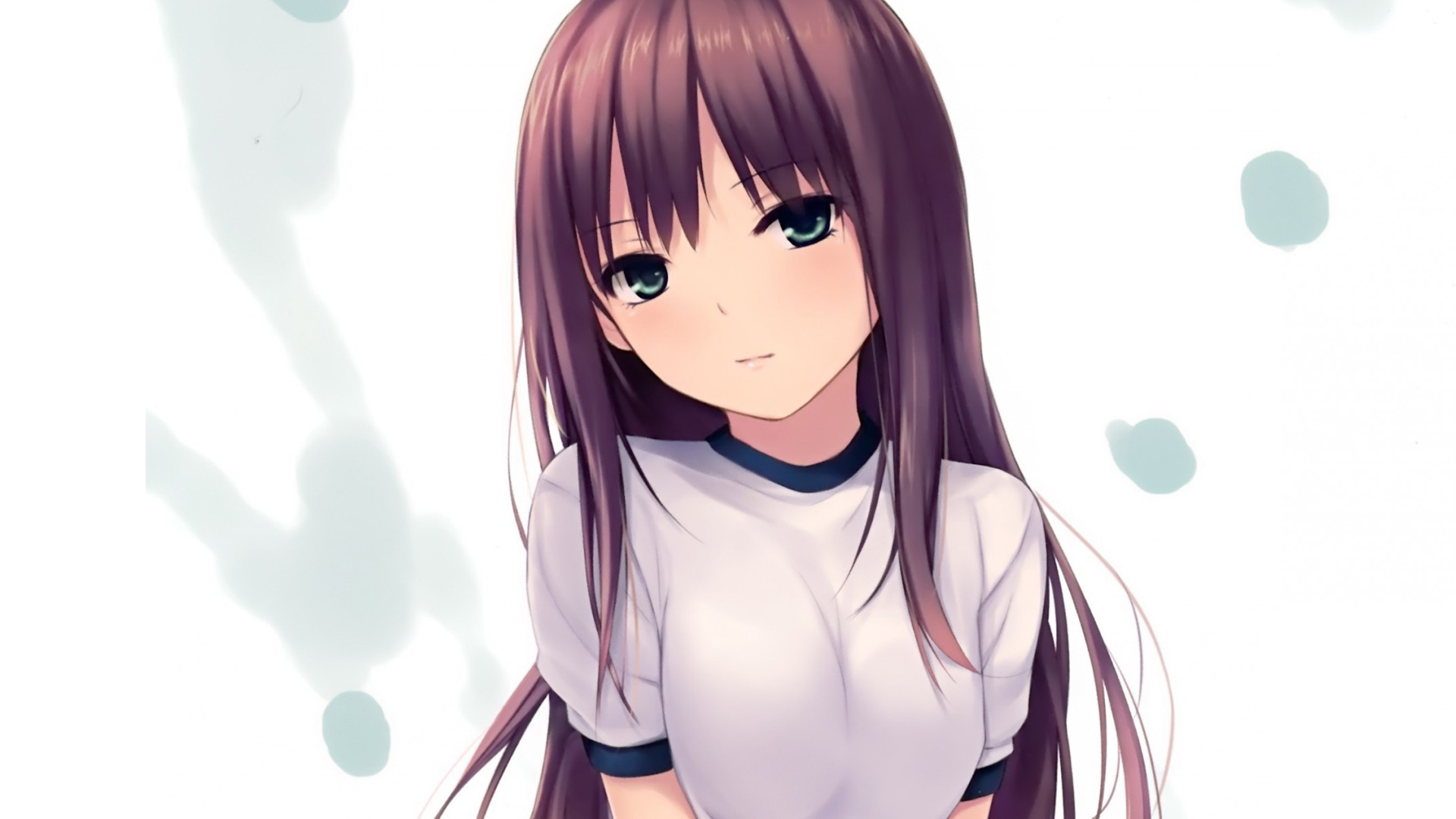 女孩眼神魅力绽放，C82咖啡贵族动漫美少女壁纸，免费下载畅享动漫之美