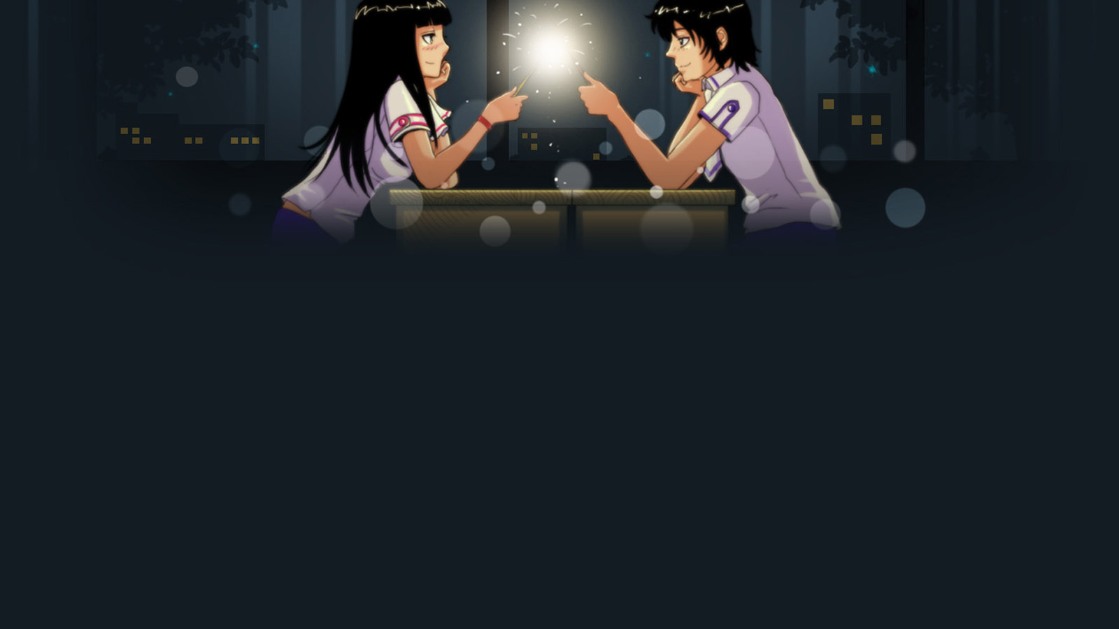 烟花情缘，精选唯美电脑桌面壁纸，免费下载