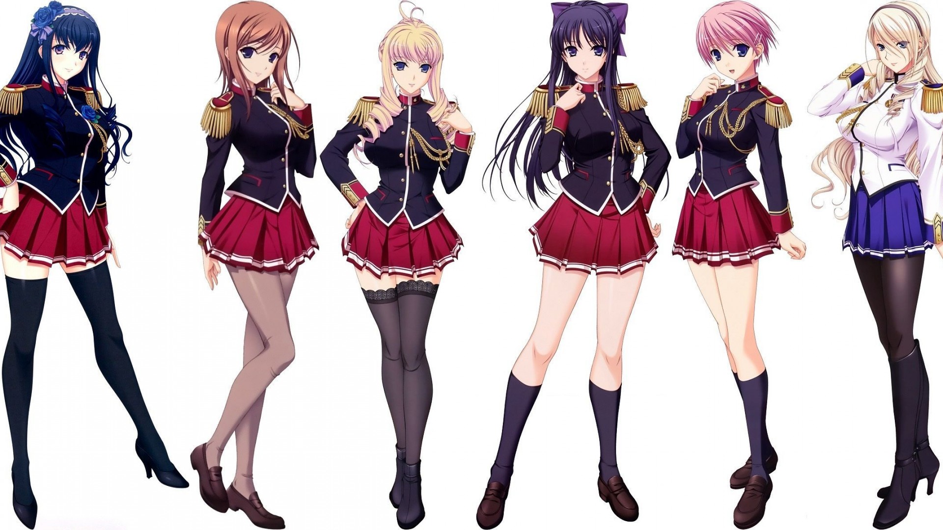 绝美动漫女神壁纸，漂亮美腿，美少女精选，免费下载！