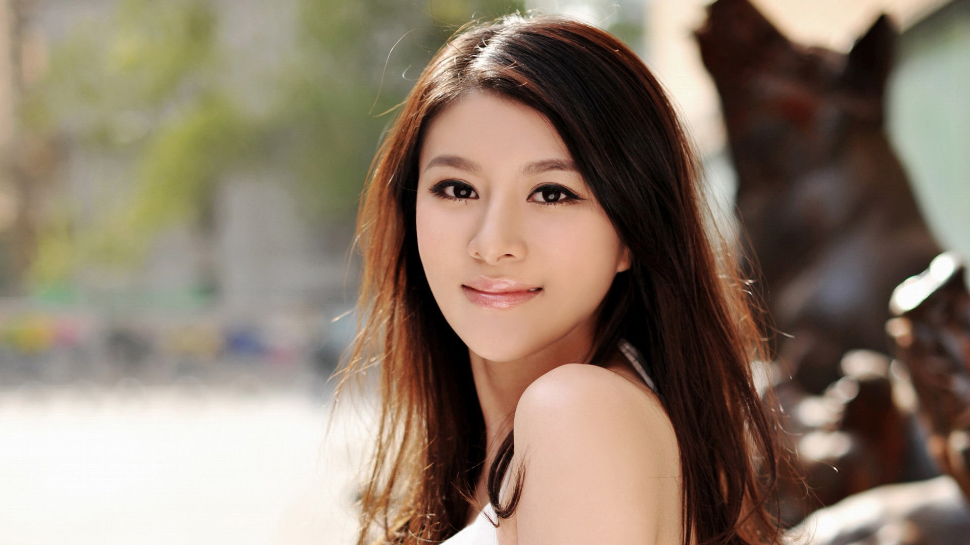 清纯美女摄影精选，高清宽屏壁纸，免费电脑壁纸下载