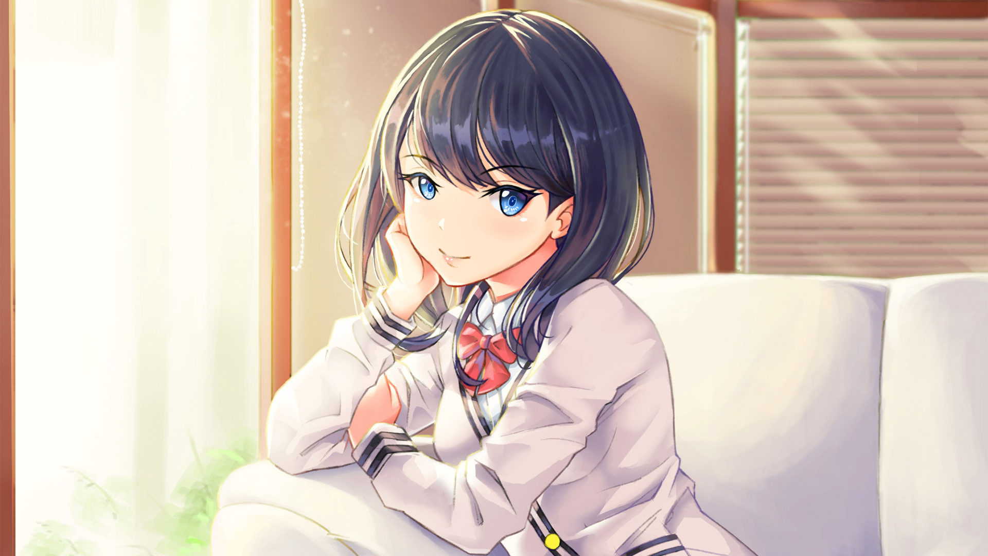 宝多六花 制服 动漫壁纸