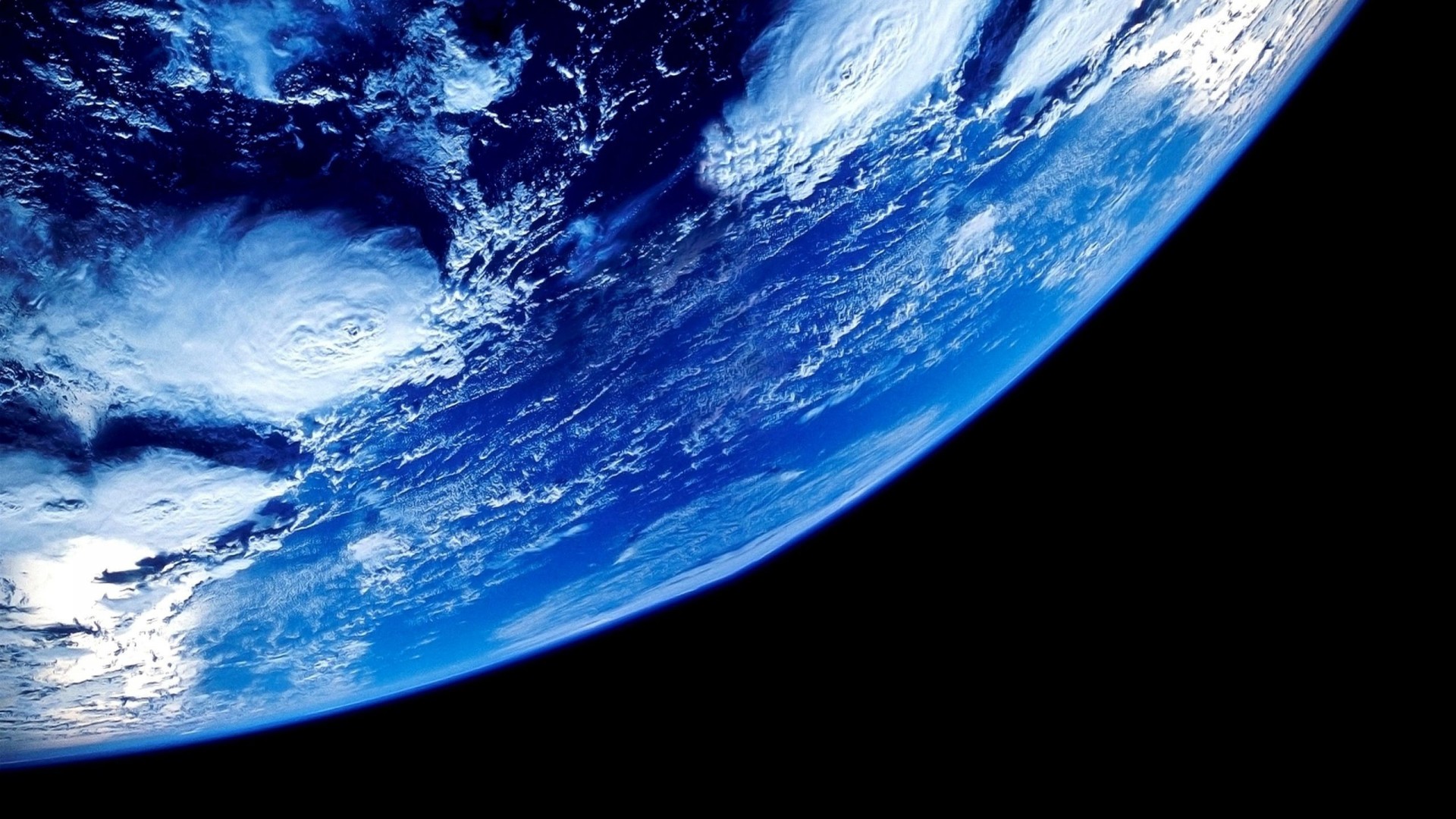 海洋，行星，蓝色，空间，地球电脑壁纸