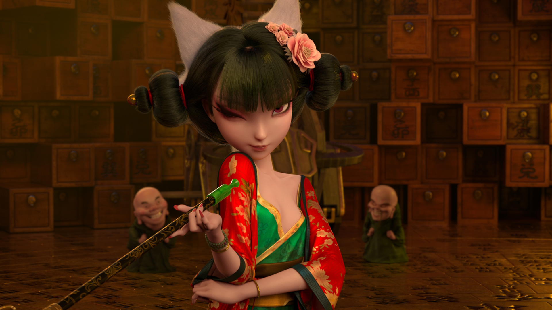 《白蛇缘起》宝青坊主狐妖精美壁纸，免费下载高清电脑版