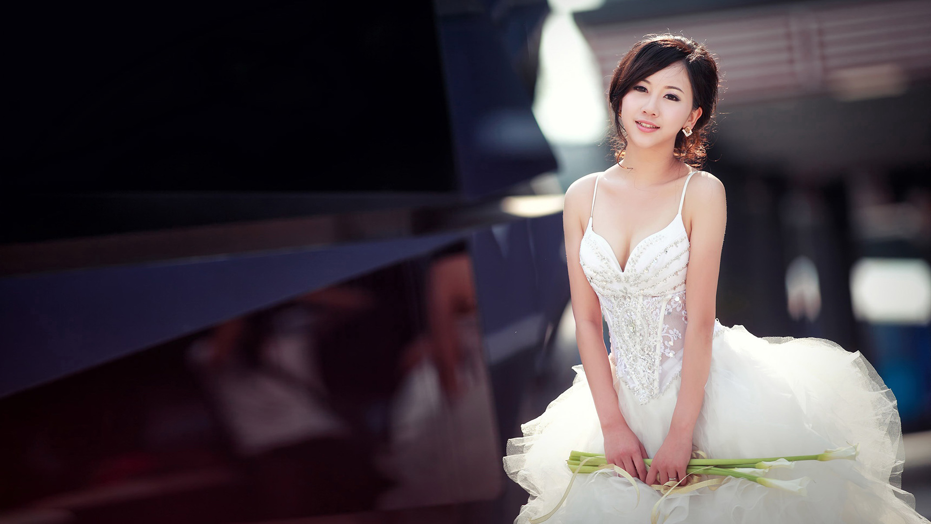 婚纱写真，刘美含专属婚纱照，美女桌面壁纸大放送，免费电脑壁纸下载