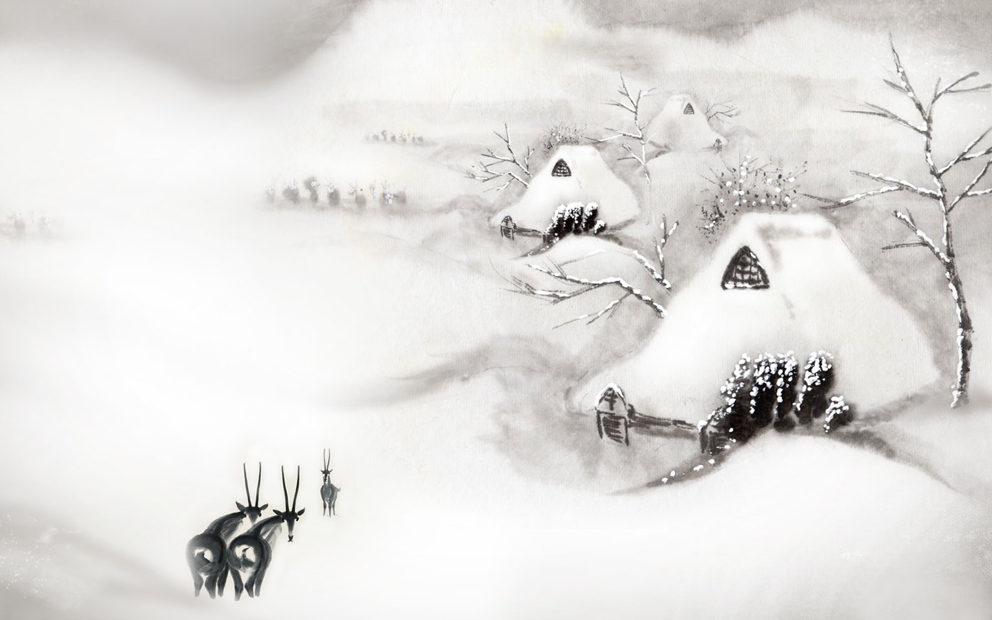雪域风光壁纸精选，唯美高清，免费电脑壁纸下载