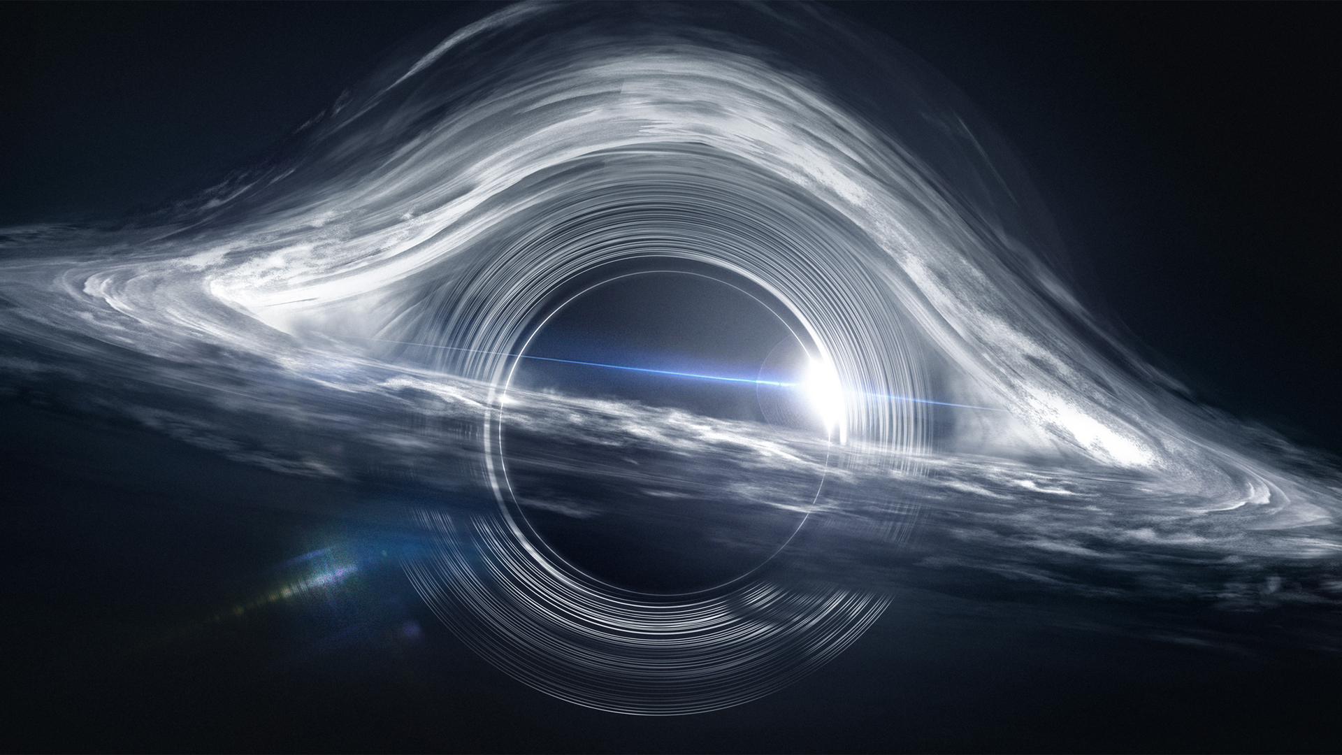 黑洞太空光主题风景免费电脑壁纸下载