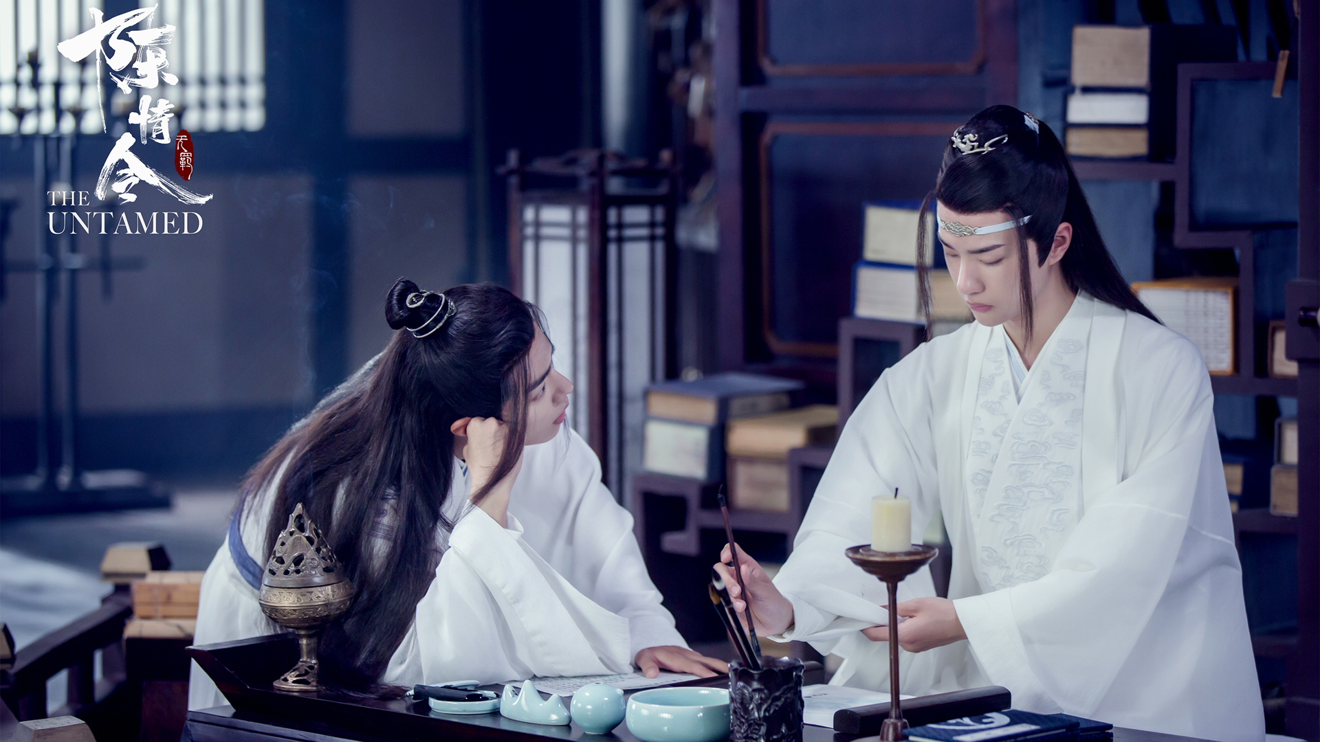 陈情令，肖战王一博高清剧照壁纸，免费下载影视电脑背景