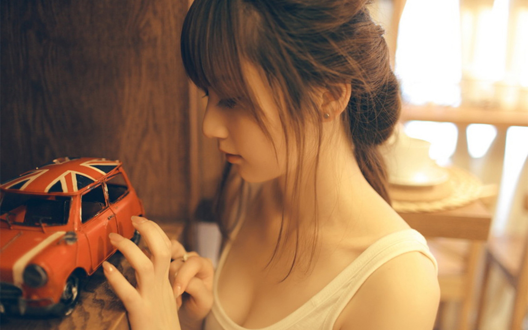90后清纯美女唯美写真桌面壁纸