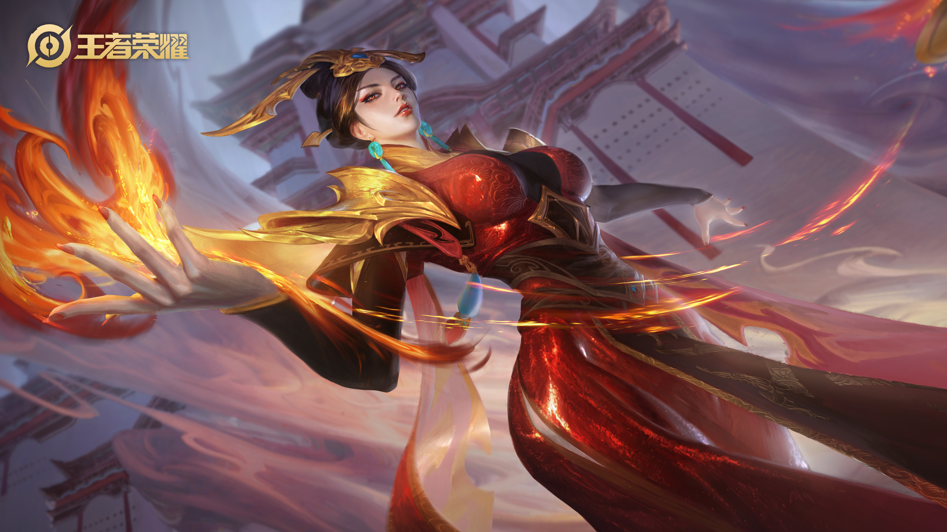王者荣耀，芈月-大秦宣太后绝美壁纸，免费电脑壁纸下载！
