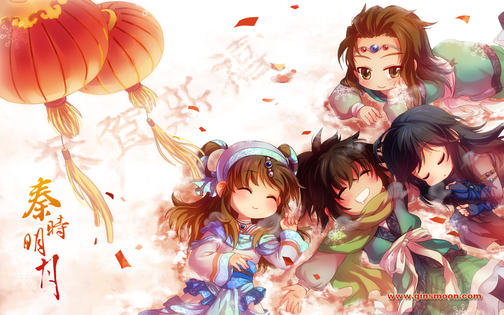 秦时明月2011春节Q版壁纸，免费电脑壁纸下载