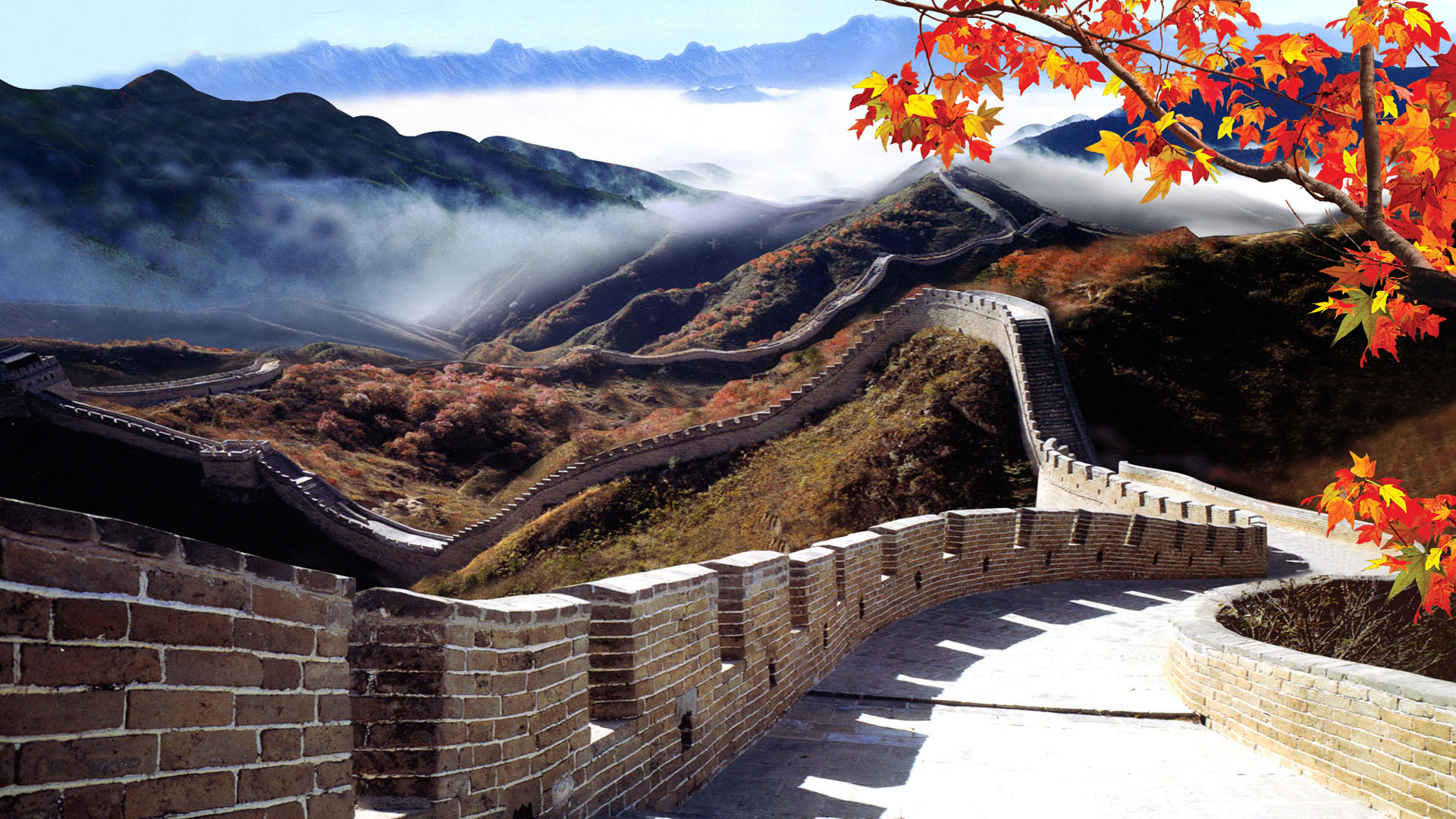 万里长城绝美风景，免费电脑壁纸下载