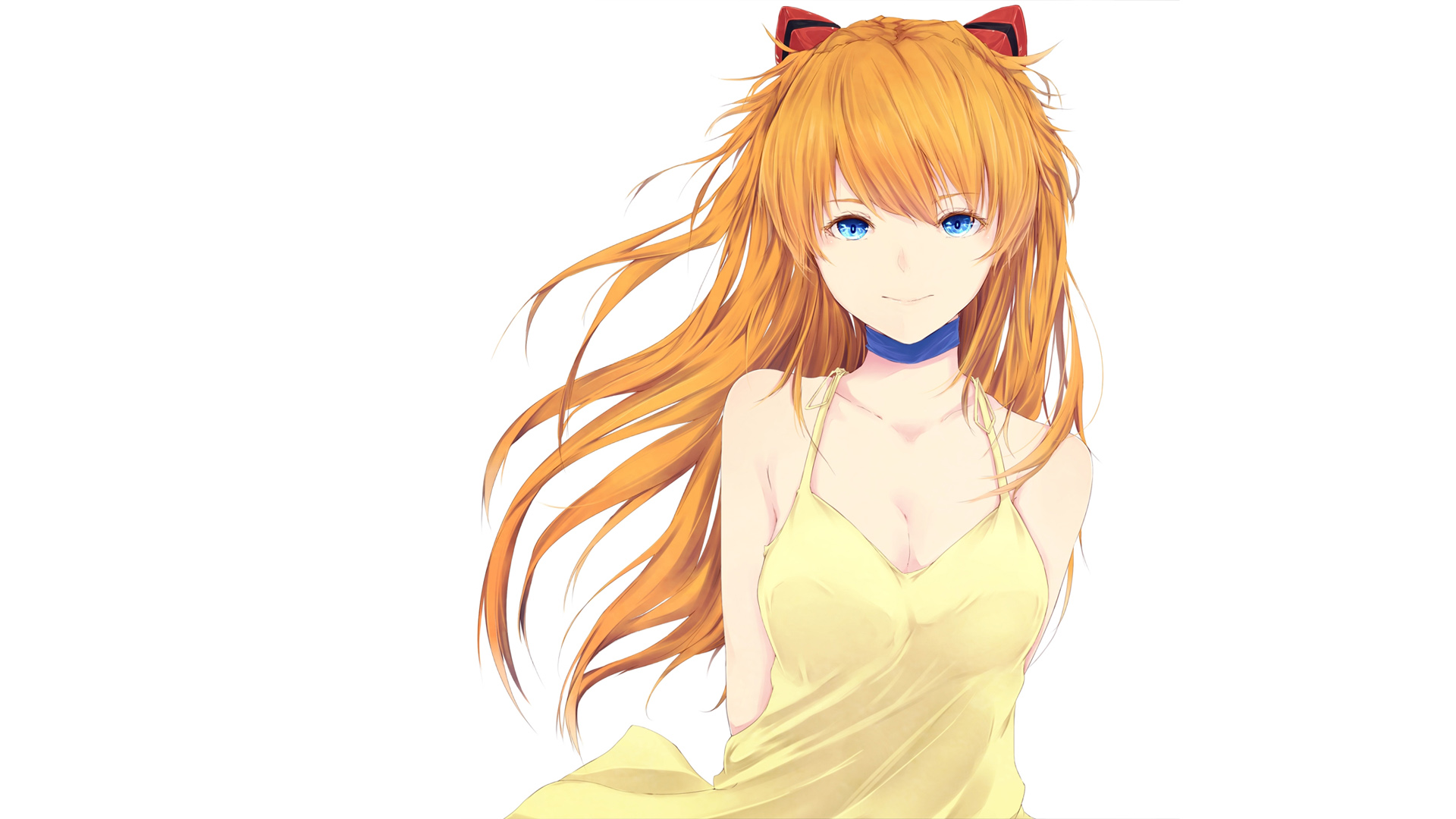明日香动漫美少女桌面壁纸，免费高清电脑壁纸下载