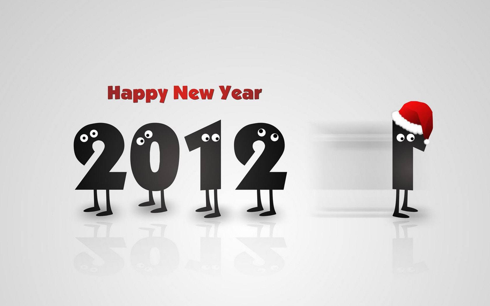 2012新年可爱桌面背景，免费节日电脑壁纸精选下载