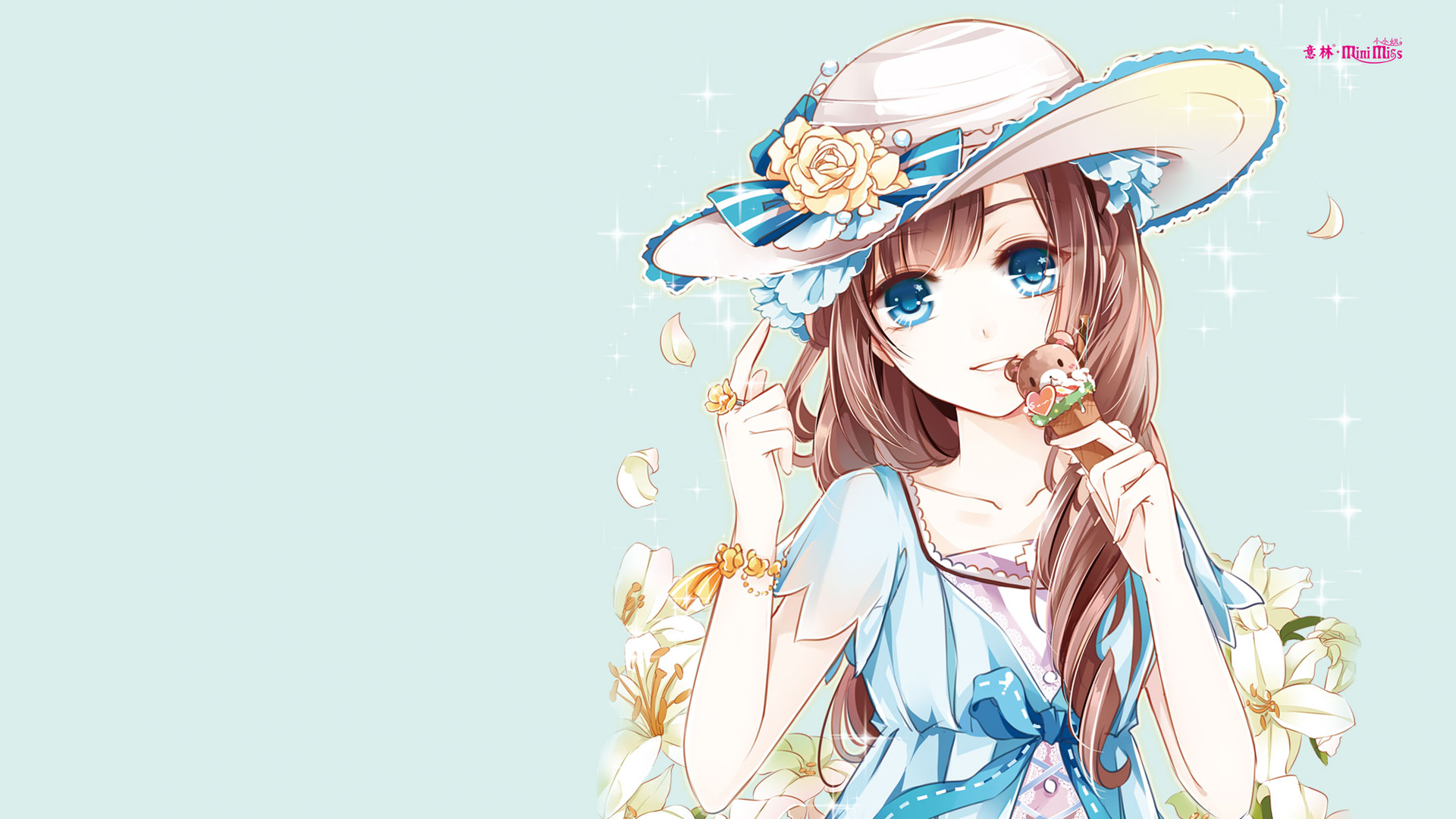 意林·小小姐，意林·小淑女，杂志，少女，插画，二次元，清纯，可爱，Mini Miss，女生壁纸