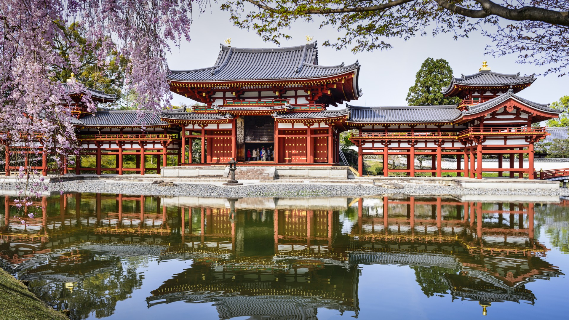 平等院寺，宇治之美，日本寺庙风光，免费壁纸下载，装点你的电脑桌面