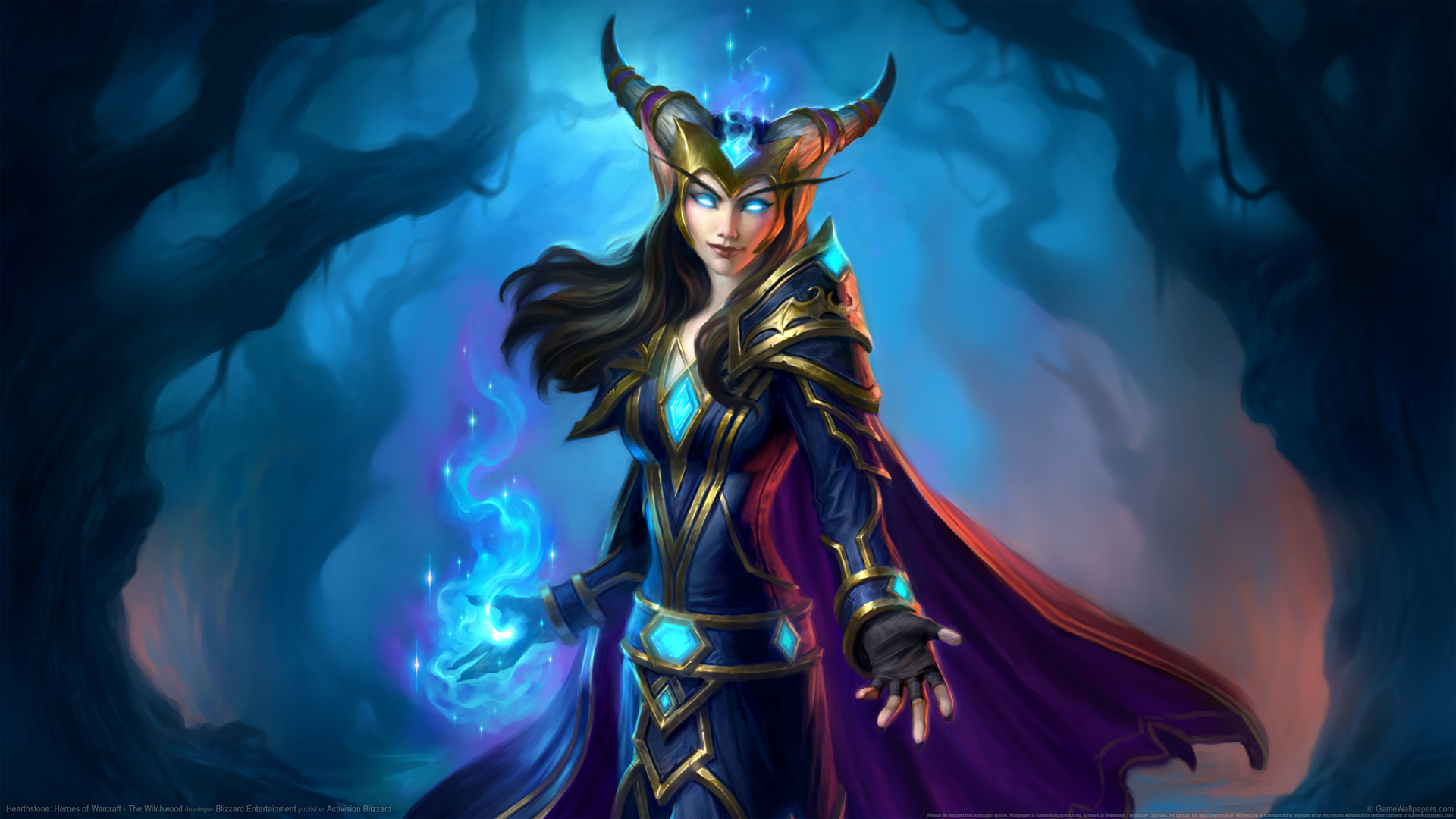 炉石传说，The Witchwood精美壁纸，免费电脑壁纸下载