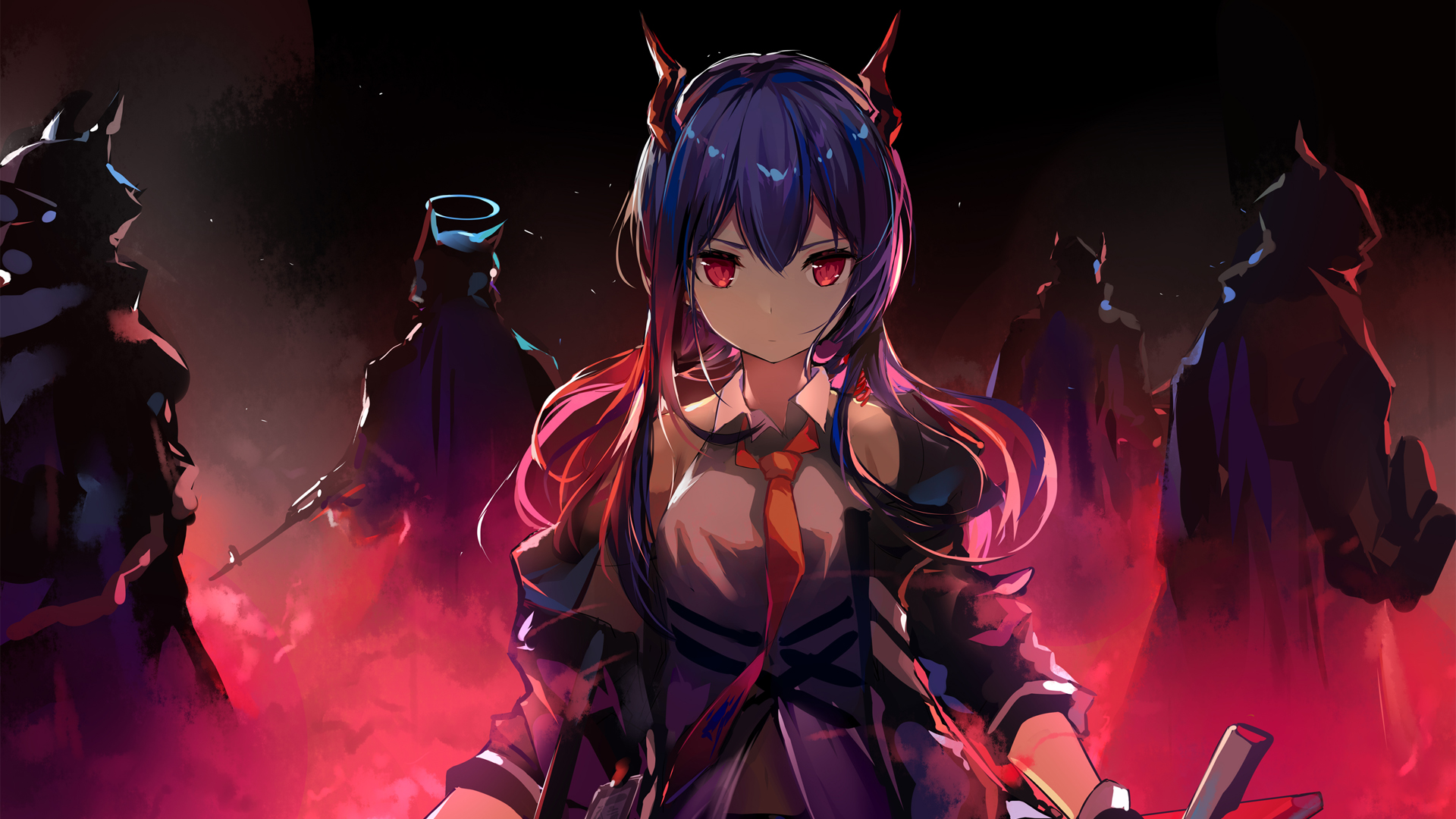 明日方舟，陈高清动漫壁纸，免费电脑壁纸下载