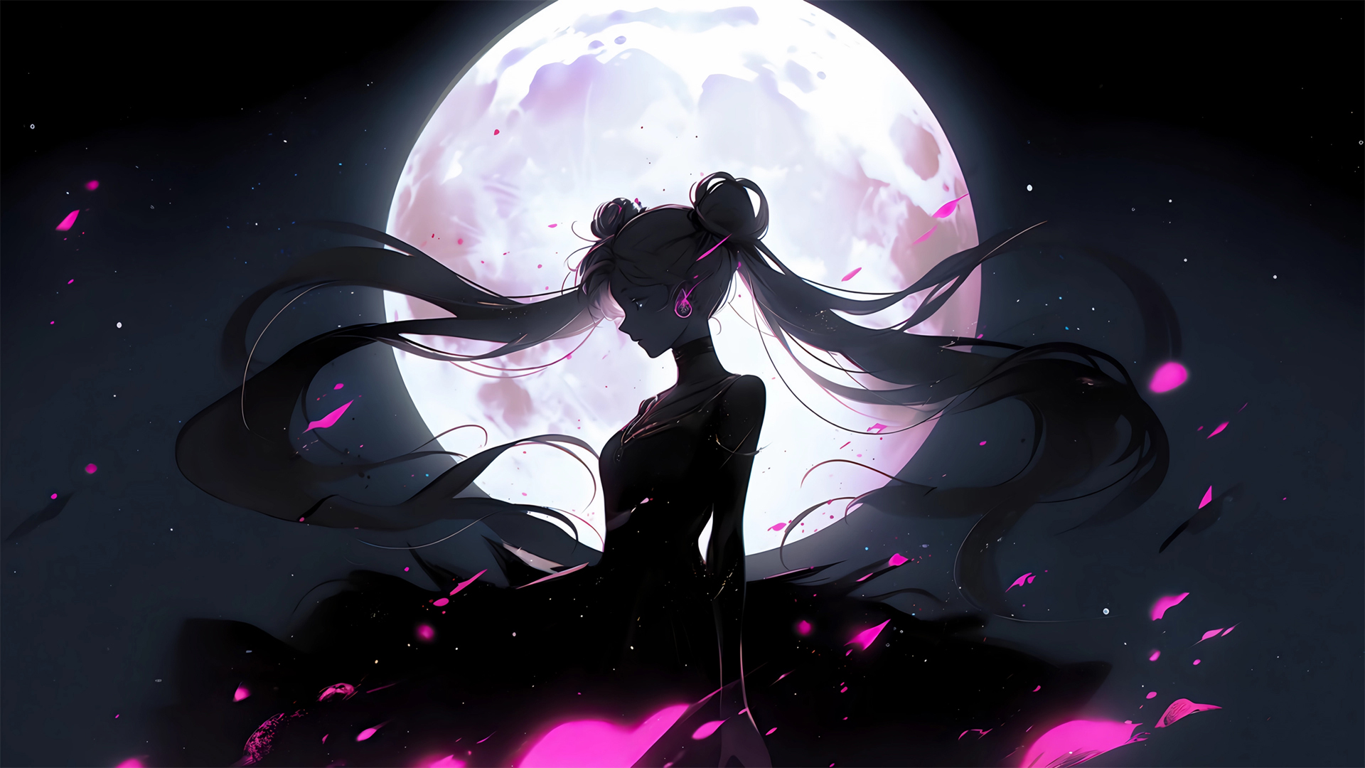 暗黑美少女战士高清动漫壁纸，免费电脑桌面下载
