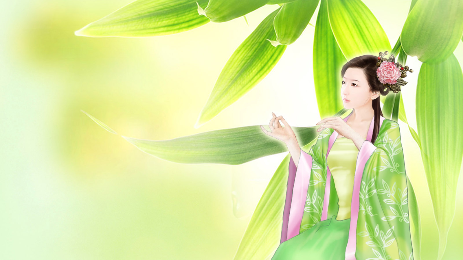 清新自然美女桌面壁纸，唯美高清免费下载，打造个性电脑背景